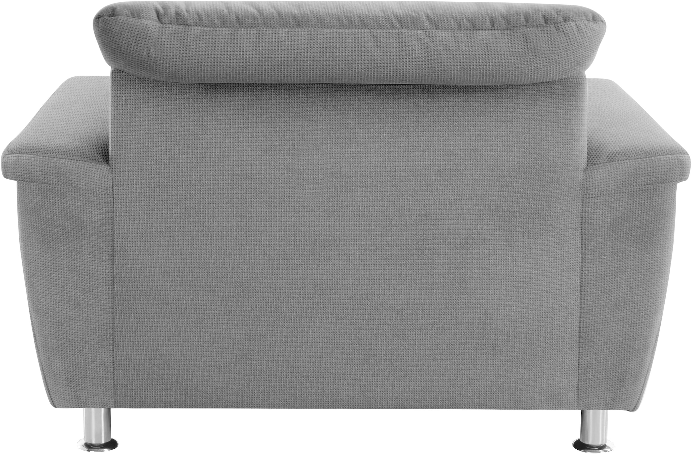 DOMO collection Sessel »Franzi«, wahlweise mit Kopfteilverstellung