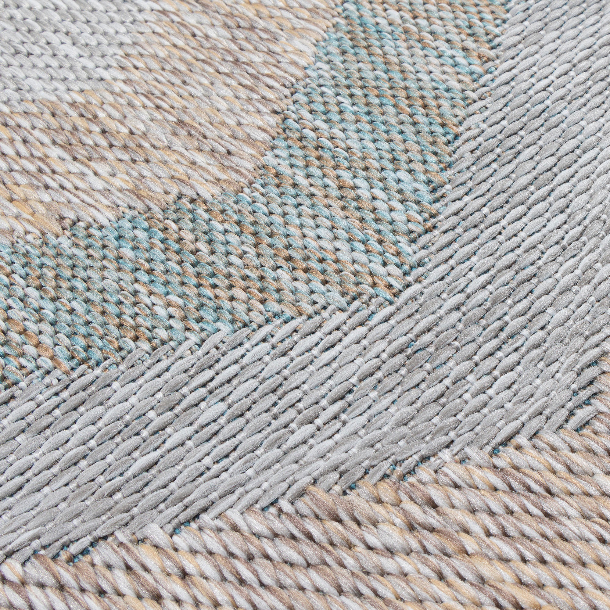 Sanat Teppich "Melissa 8004" rund 10 mm Höhe Kurzflor, In -und Outdoor geei günstig online kaufen