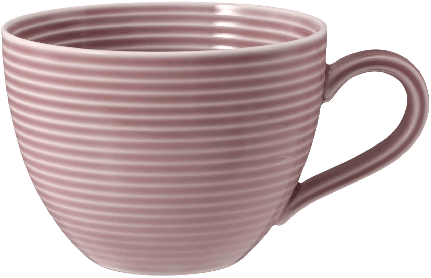 Seltmann Weiden Kaffeeservice »Geschirr-Set, 18 Teile, Beat«, (Set, 18 tlg., 6x Kaffeeobertasse, 6x Kombi-Untertasse, 6x Frühstücksteller), Tassen, Untertassen, Teller, Made in Germany, 18 Teile, für 6 Personen