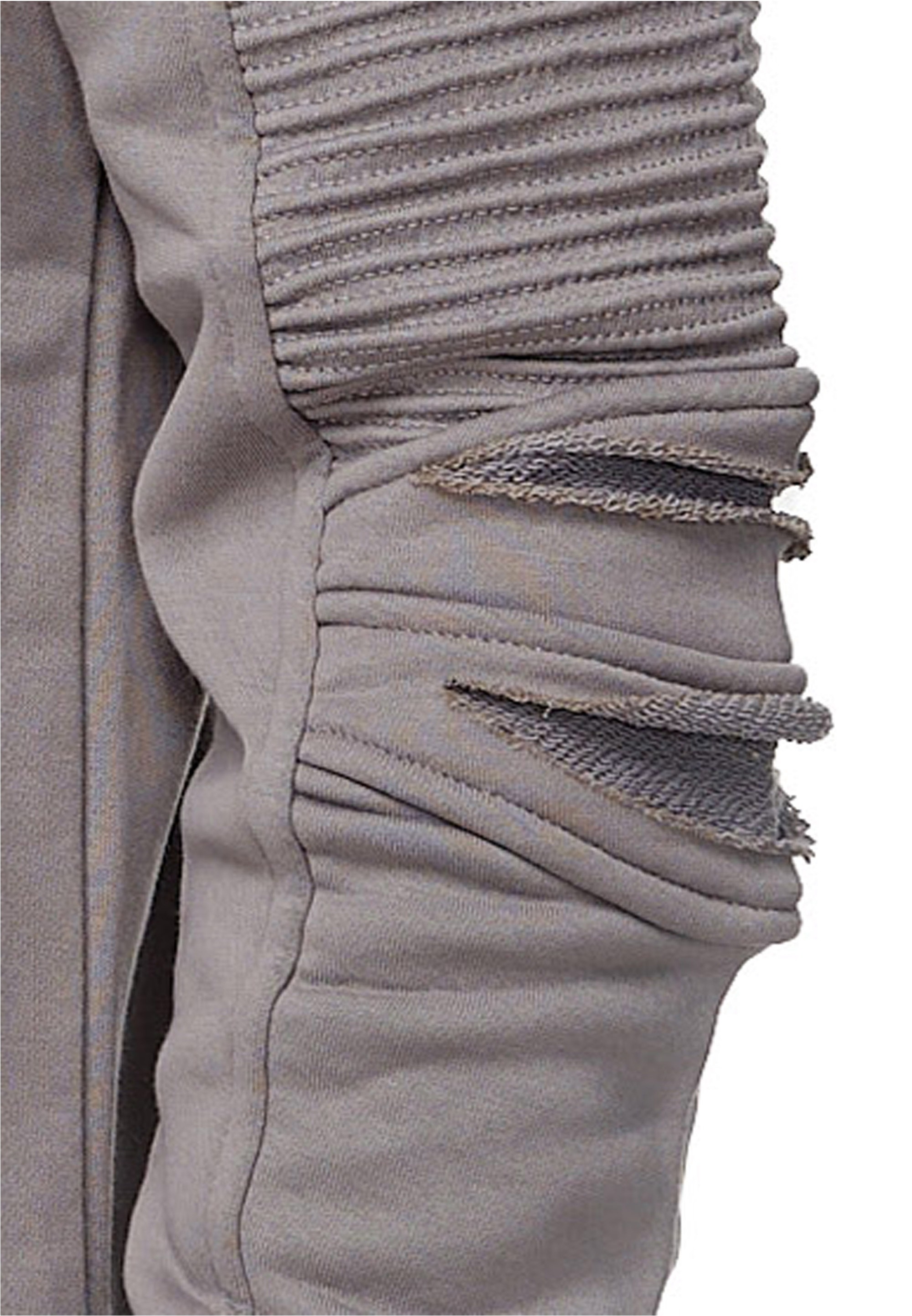 Rusty Neal Sweatshirt, mit geripptem Ärmeldesign
