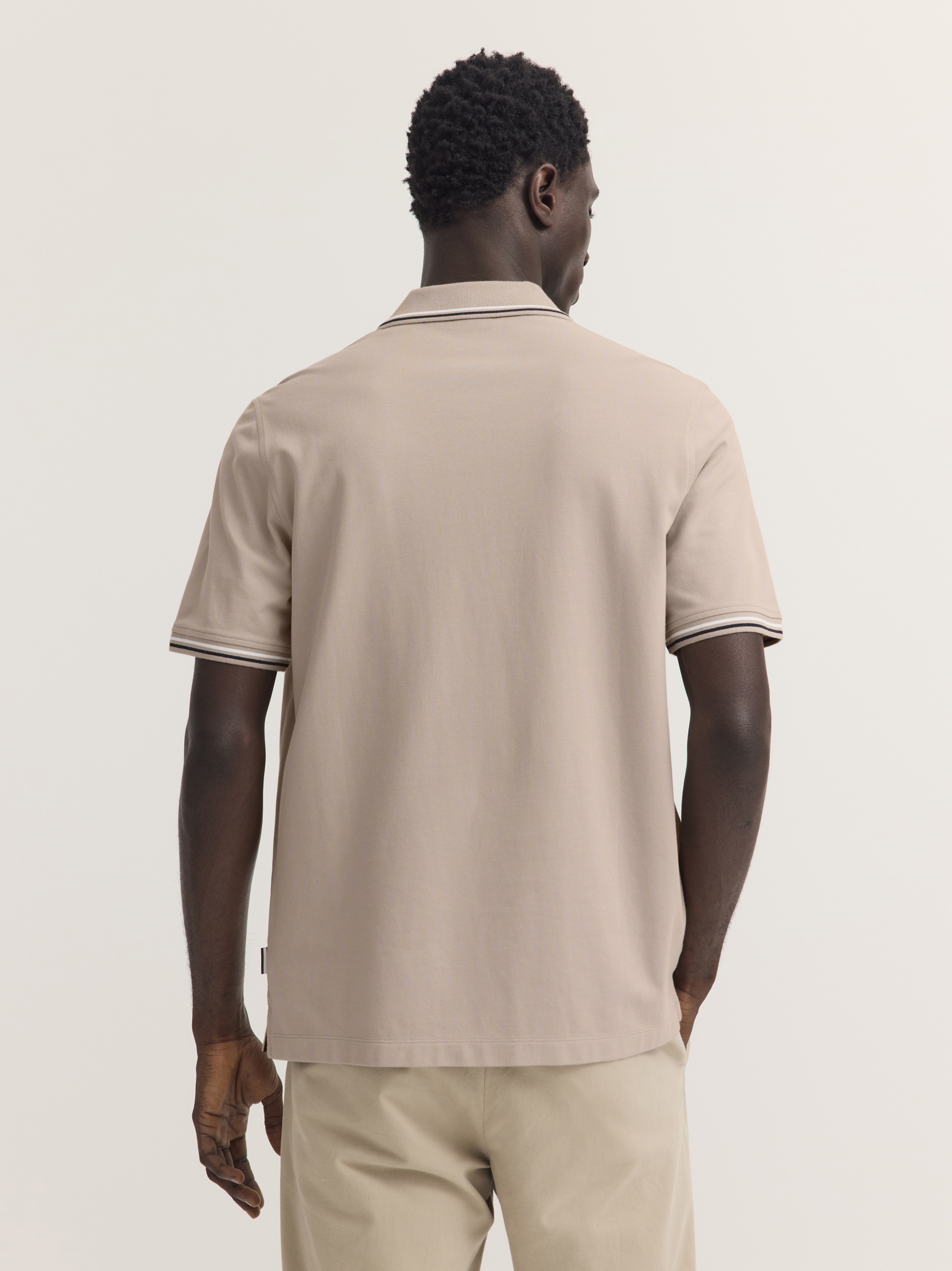 bugatti Poloshirt »Modern Fit« Modern Fit Baumwoll-Piqué Kurzarm Polokragen