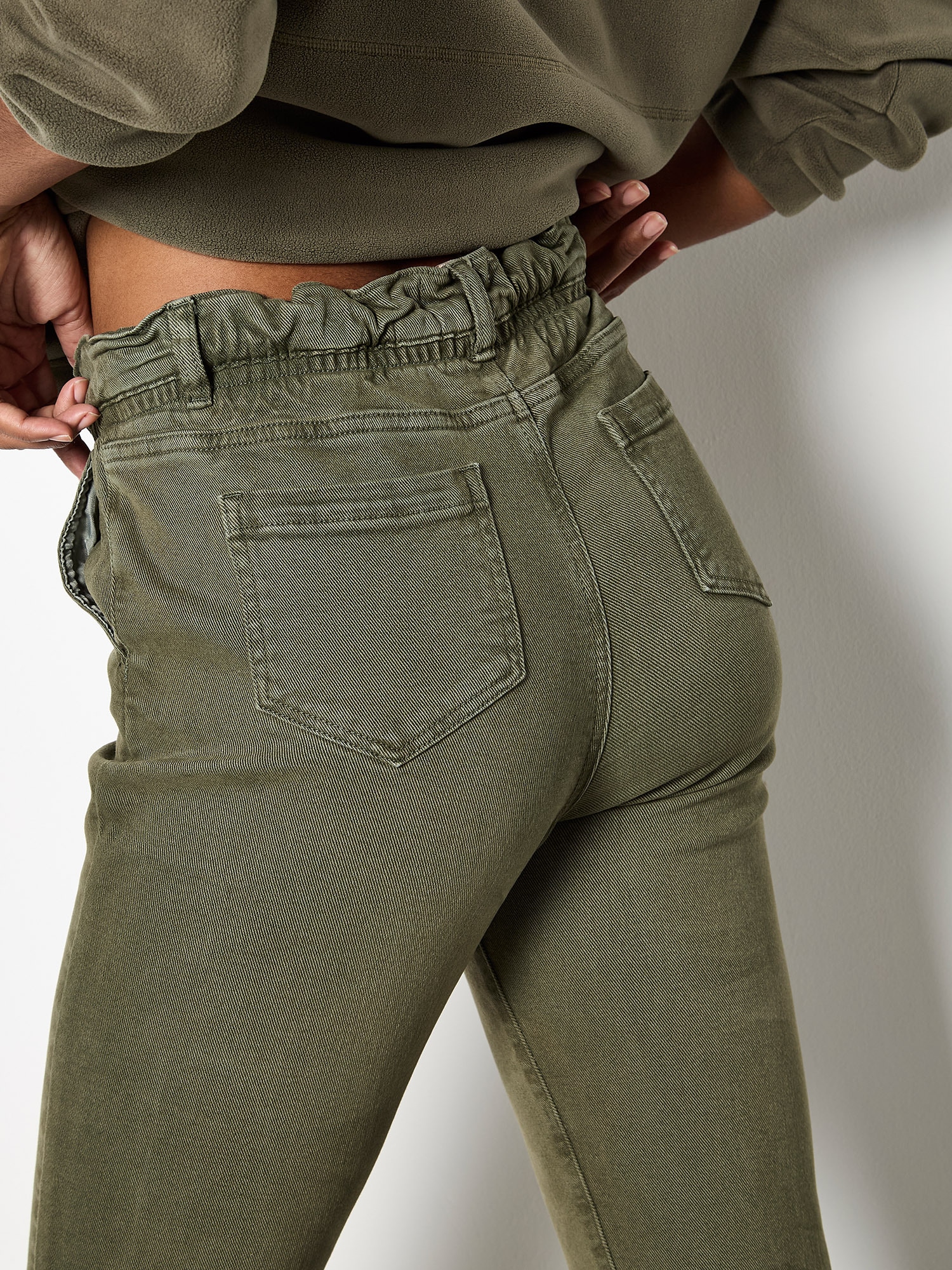 Apricot Skinny-fit-Jeans »Freya Paper Bag Jeans« in Cropped Länge
