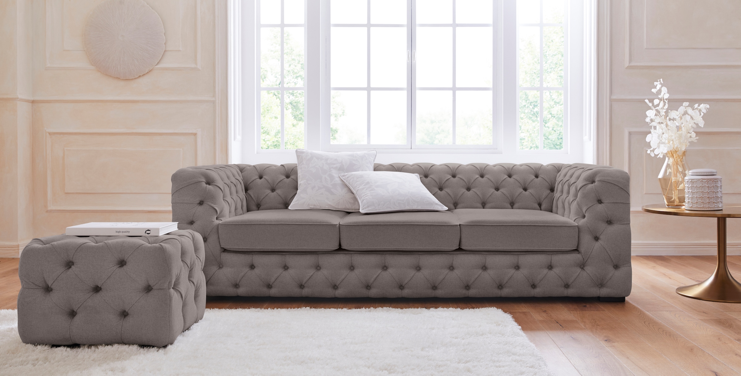 Guido Maria Kretschmer Home&Living Chesterfield-Sofa "Kalina", klassische C günstig online kaufen