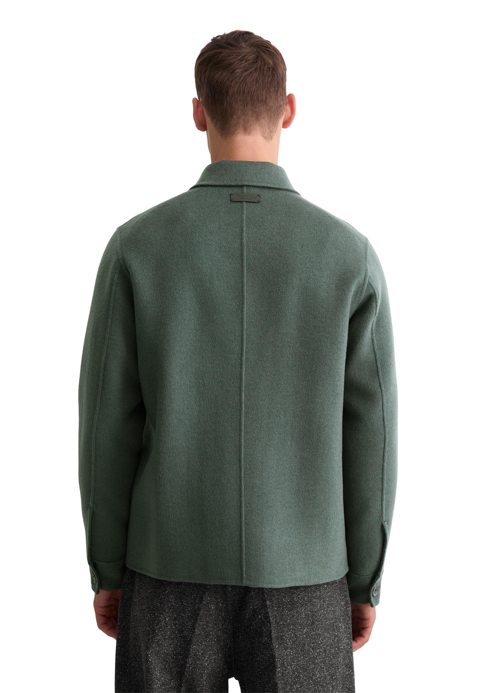 Marc O'Polo Outdoorjacke »aus hochwertigem Schafwoll-Mix«, ohne Kapuze