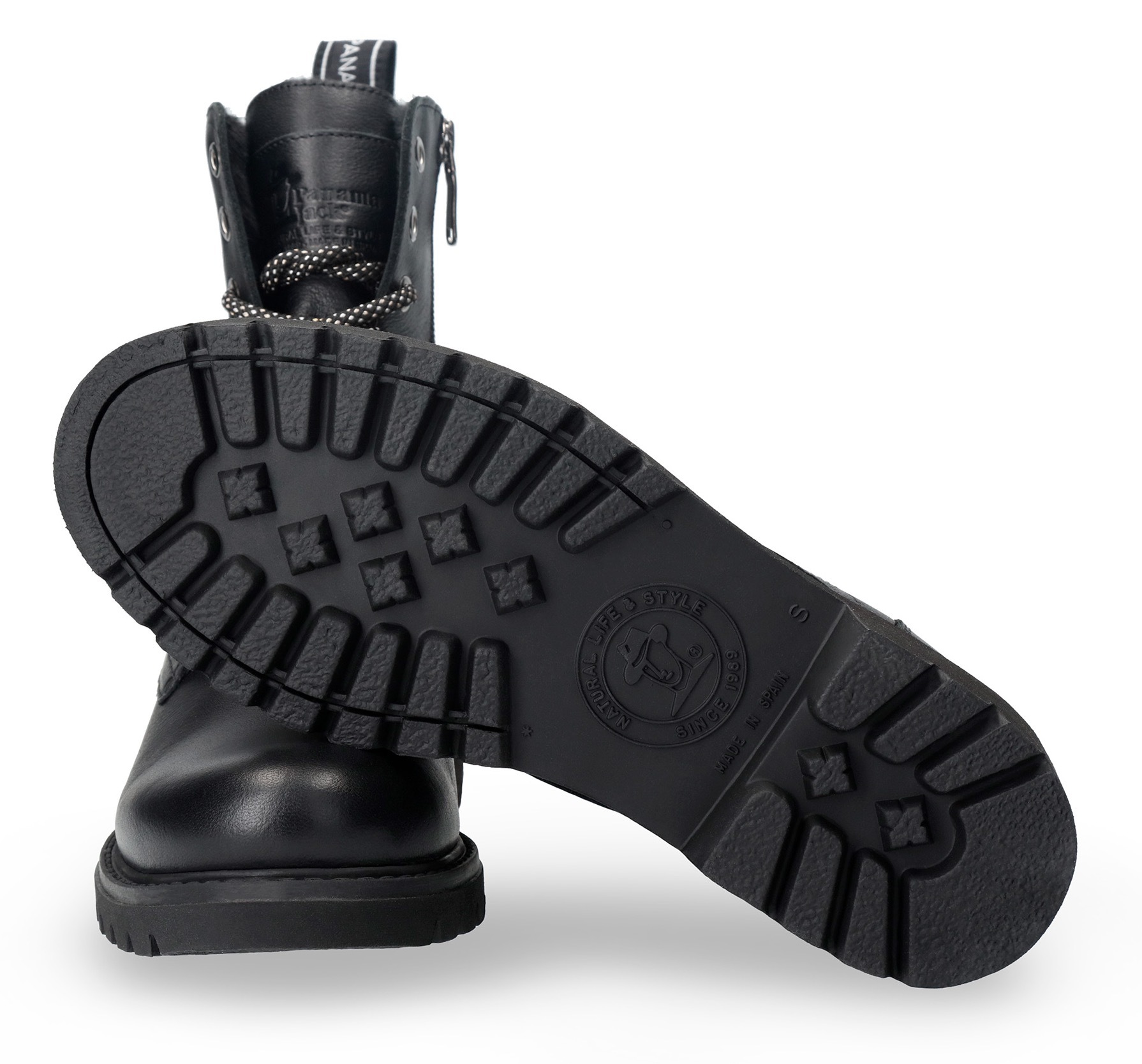 Panama Jack Schnürboots »Frisia«, Schnürboots, Stiefelette, Blockabsatz, mit Warmfutter