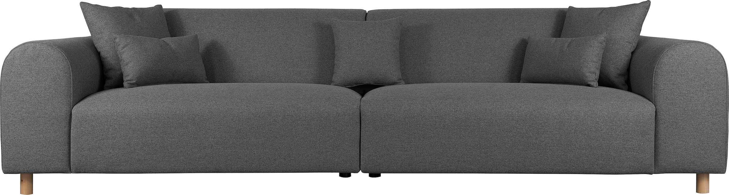 Home affaire Big-Sofa "Svennis" in 2 Bezugsqualitäten, B/T/H: 314/98/83 cm günstig online kaufen