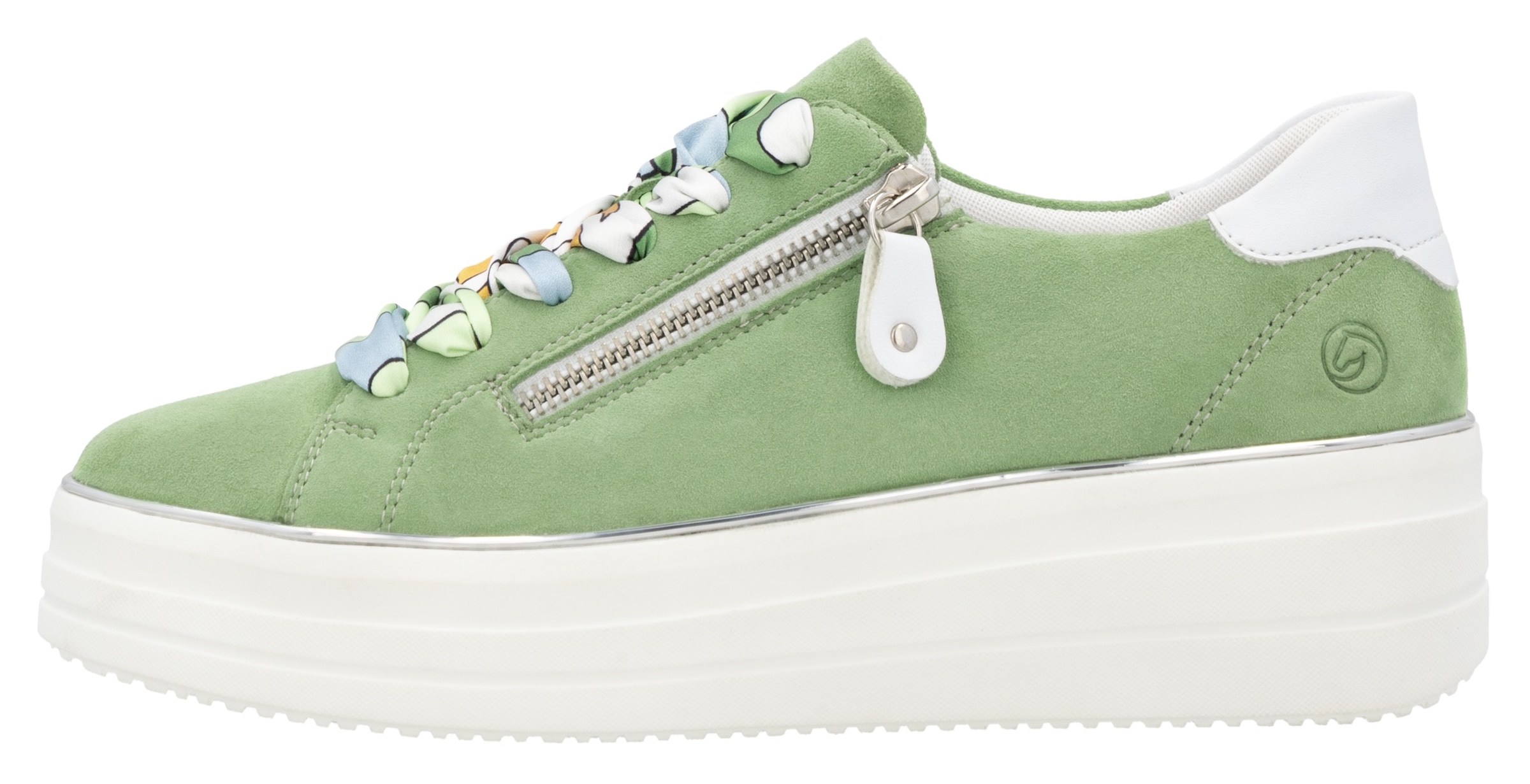 Remonte Plateausneaker, Freizeitschuh, Halbschuh, Schnürschuh mit seitlichem Reißverschluss