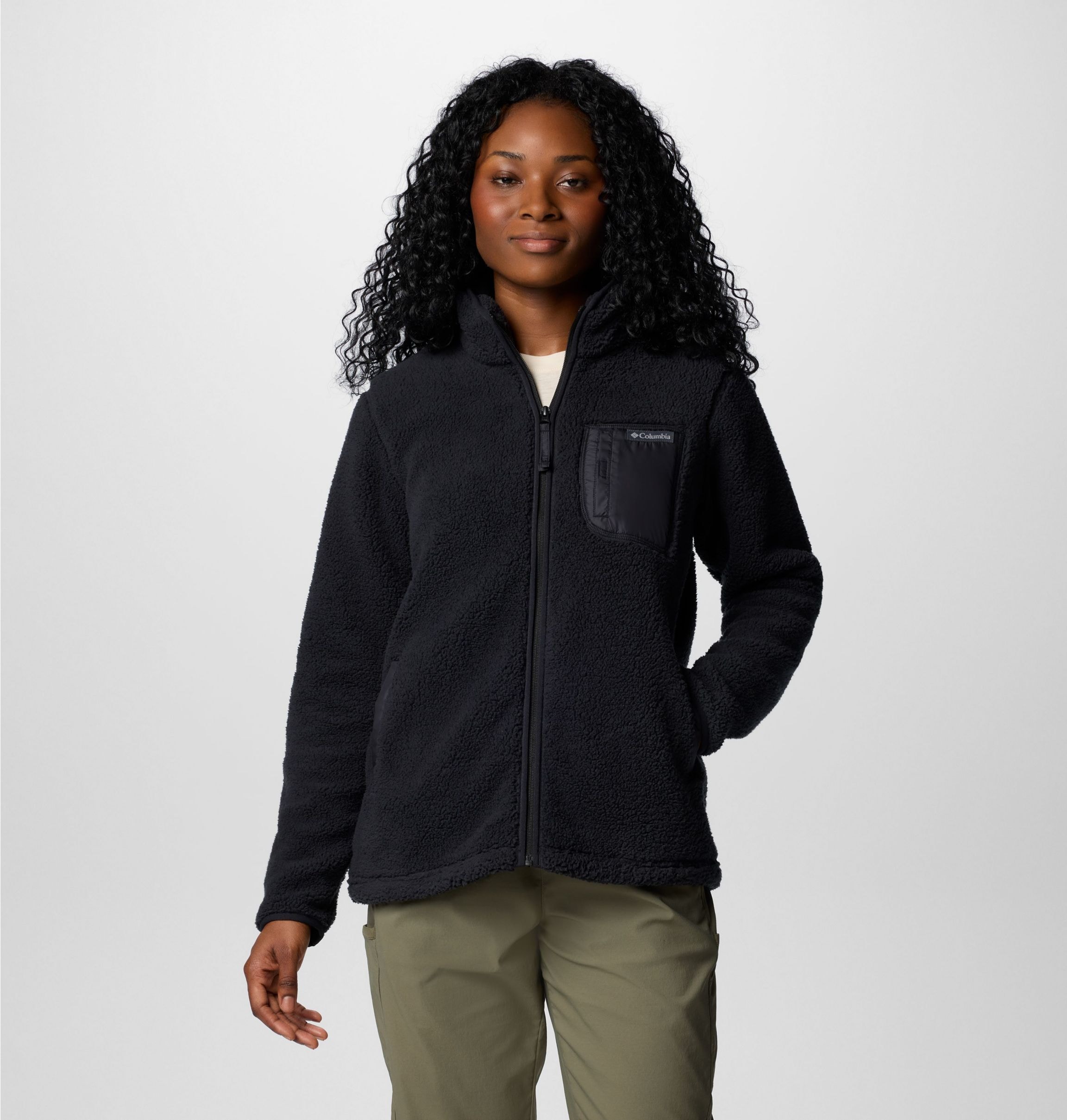 Columbia Fleecejacke "West Bend Full Zip II" Langarm-Design, mit Reißverschluss, wasserabweisend, windabweisend