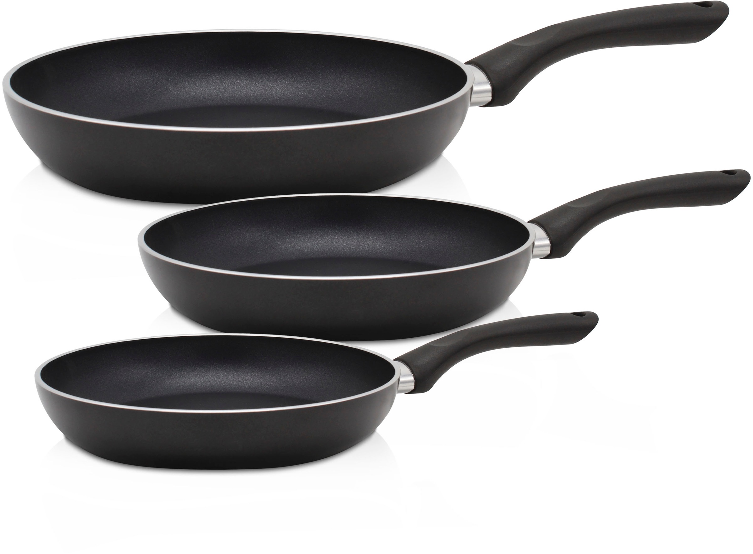 Krüger Pfannen-Set "Venezia" Aluminium Set, 3 Stk. tlg. Ø 20/28/28 cm, Indu günstig online kaufen