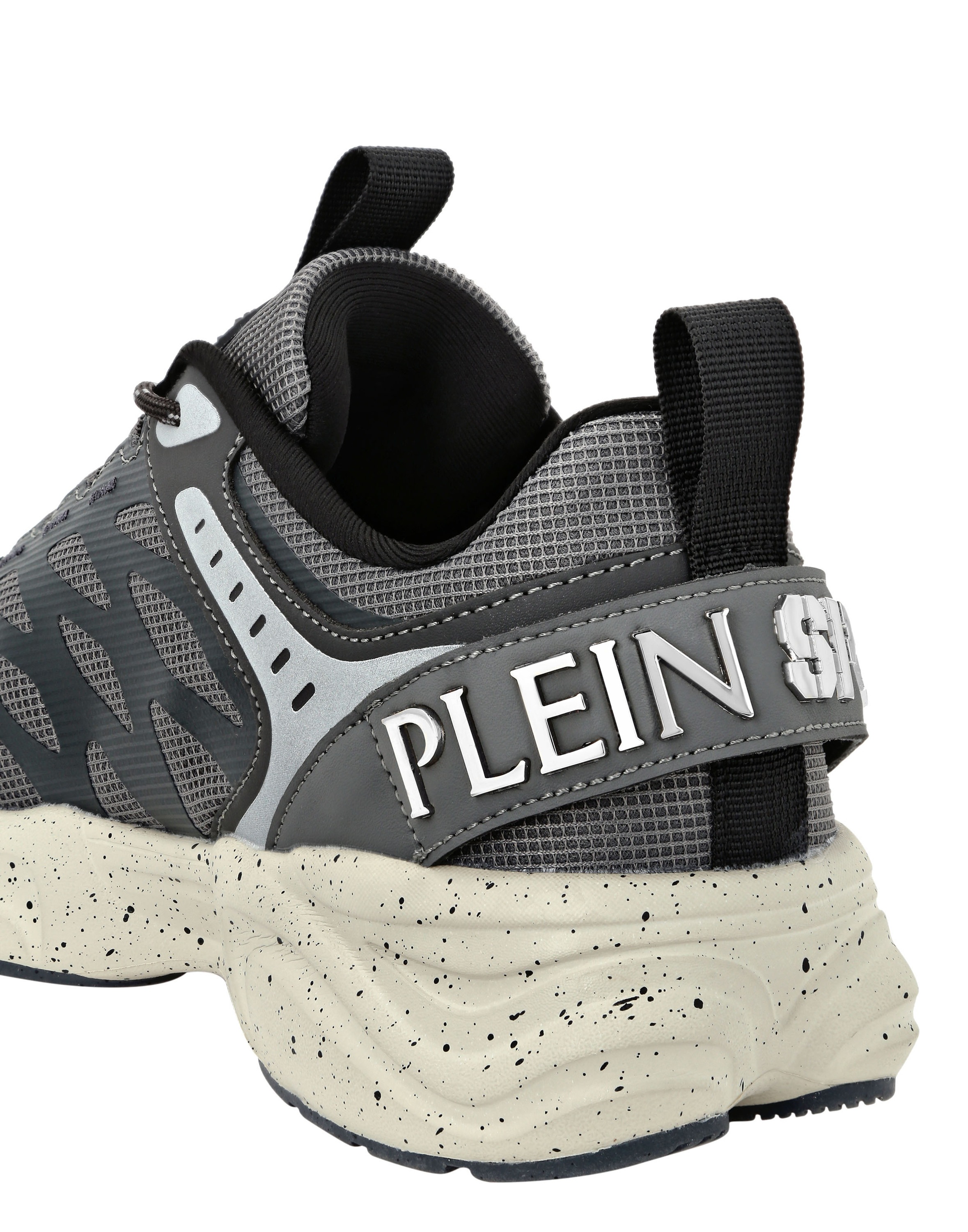 Sneaker PLEIN SPORT "Scratch", Damen, Gr. 42, Normalschaft, 1072, grau, schwarzgrau, Schuhe Sneaker 3