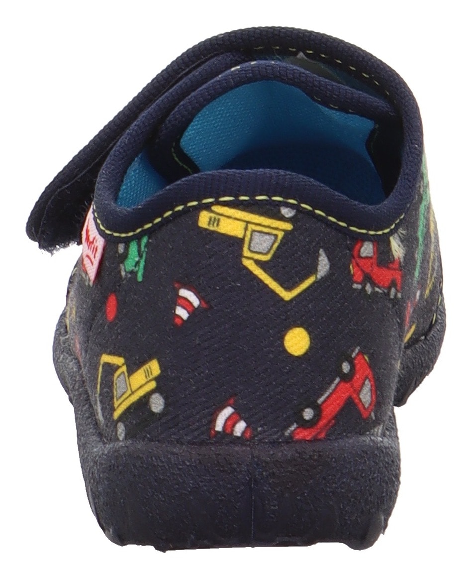 Superfit Hausschuh »SPOTTY WMS: Mittel«, Klettschuh, Kindergarten Schuh mit süßem Motiv