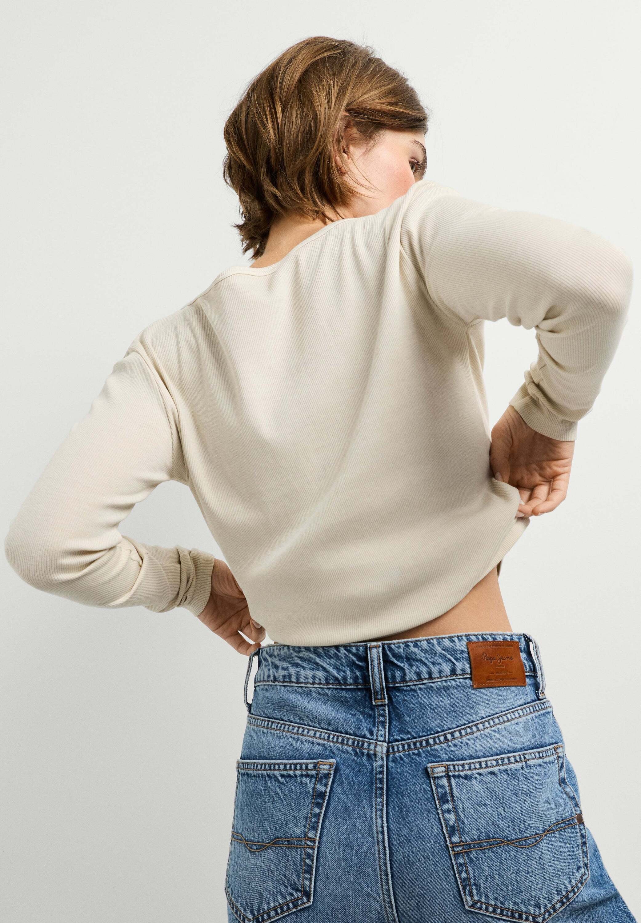 Pepe Jeans Langarmshirt »langärmeliges Oberteil BLANCA«