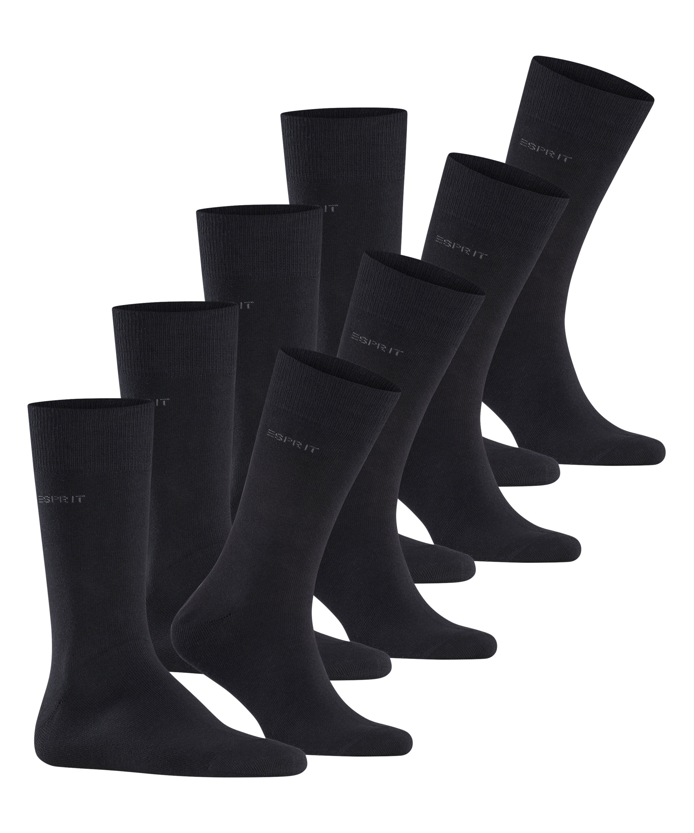 Esprit Socken »Solid« uni Socken, Basic Vorteilspack, wadenhoch