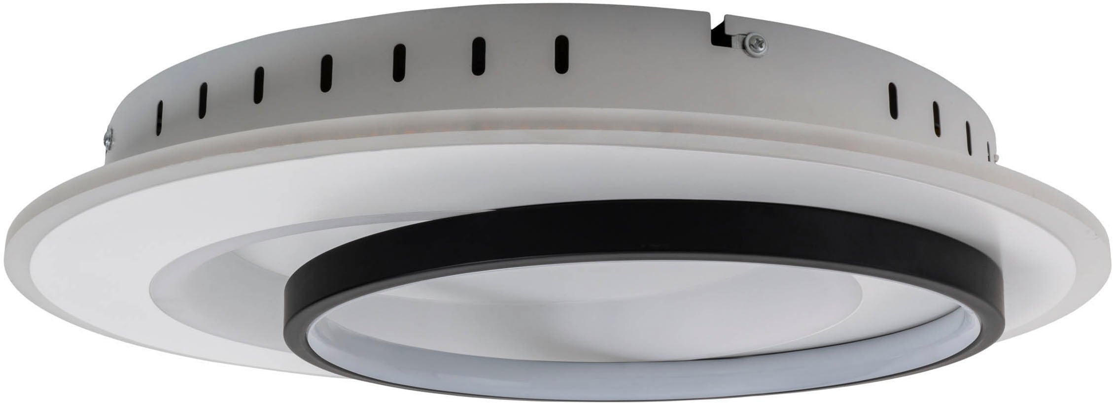 näve LED Deckenleuchte »Malea«, 1 flammig, Leuchtmittel LED-Modul | LED wechselbar, dimmbar per Fernbedienung, CCT, Memory, Nachtlicht, D: 49 cm, weiß