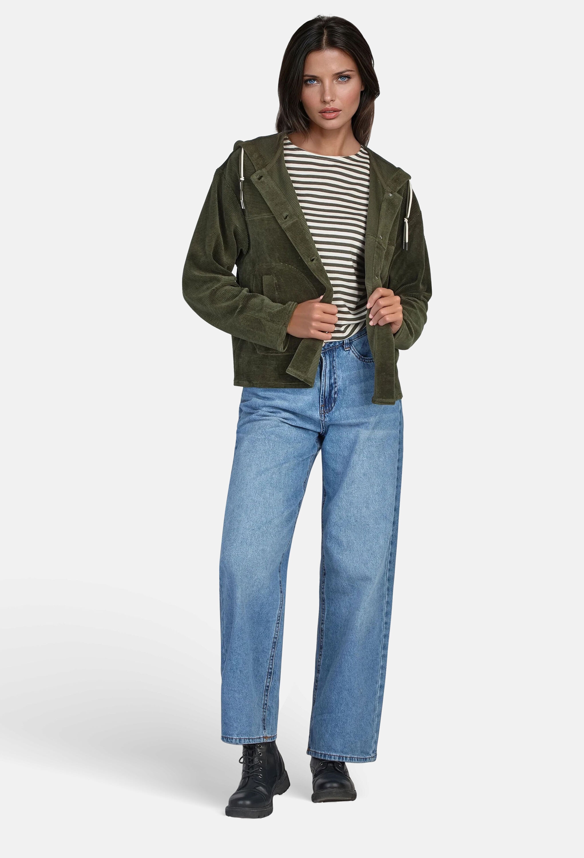 NAVIGAZIONE Sweatjacke »NAVIGAZIONE Swetjacke« Cord