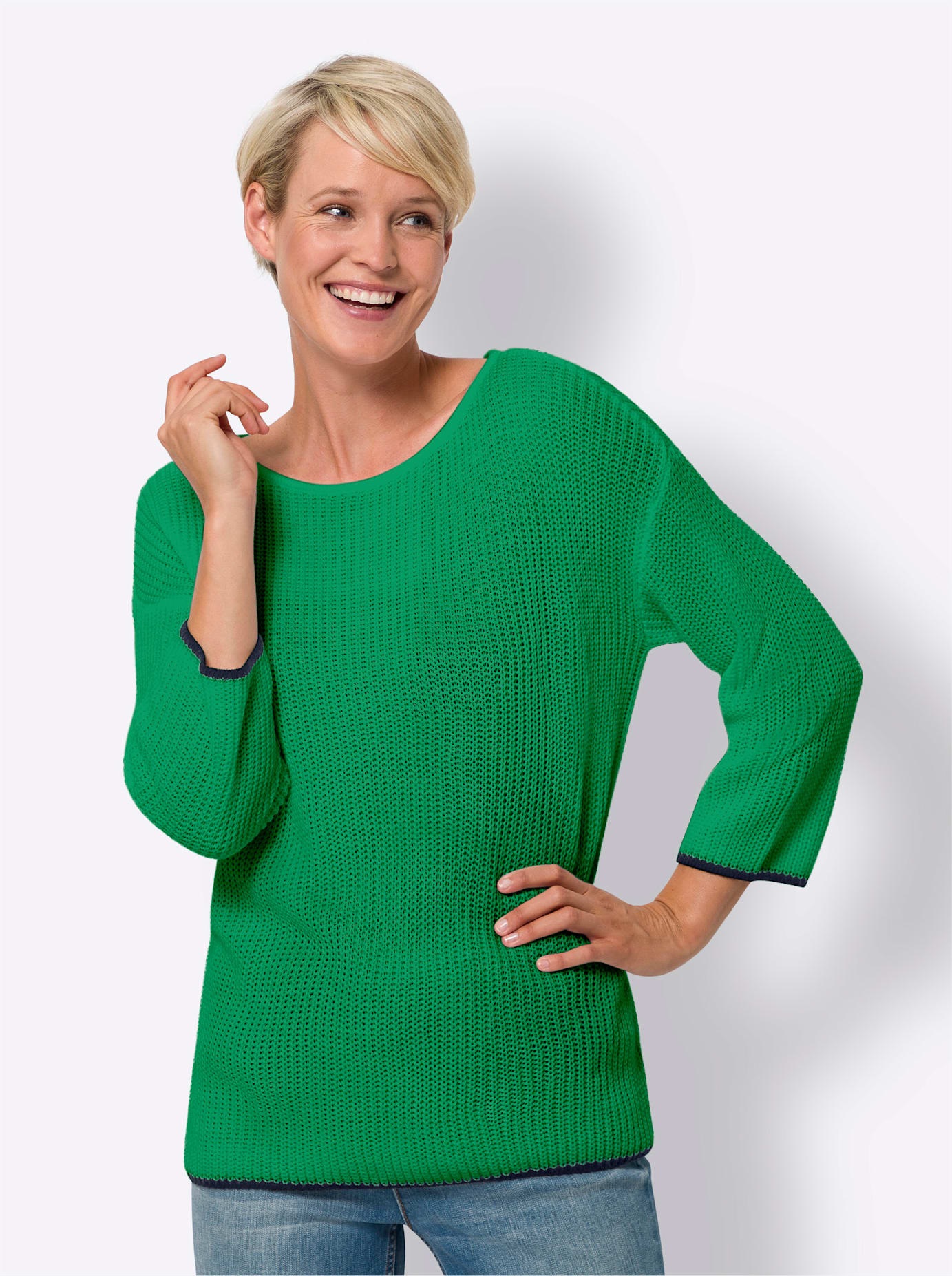 Classic Basics Strickpullover "Rundhals-Pullover" günstig online kaufen