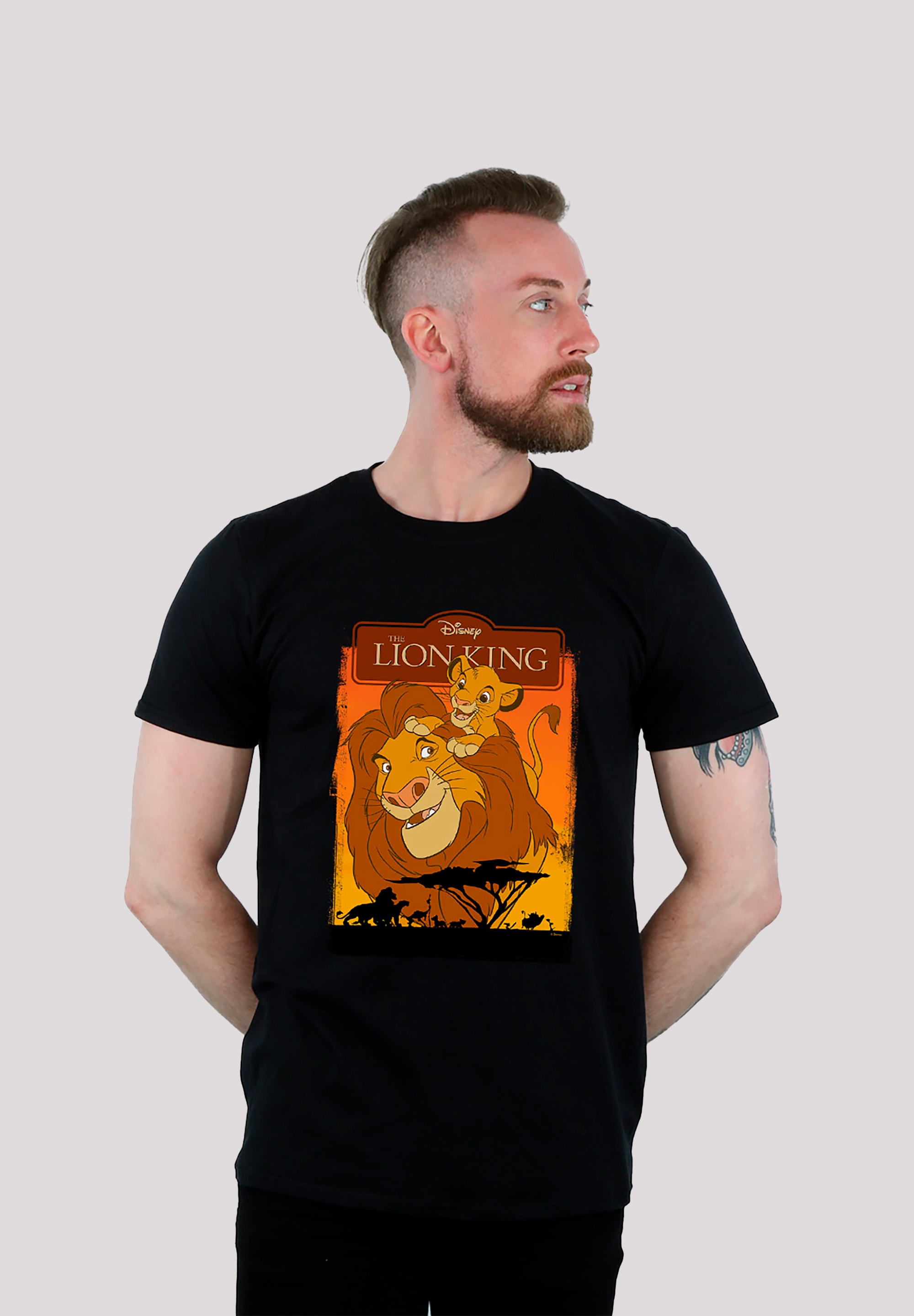 F4NT4STIC T-Shirt »Disney König der Löwen Simba und Mufasa«, Print