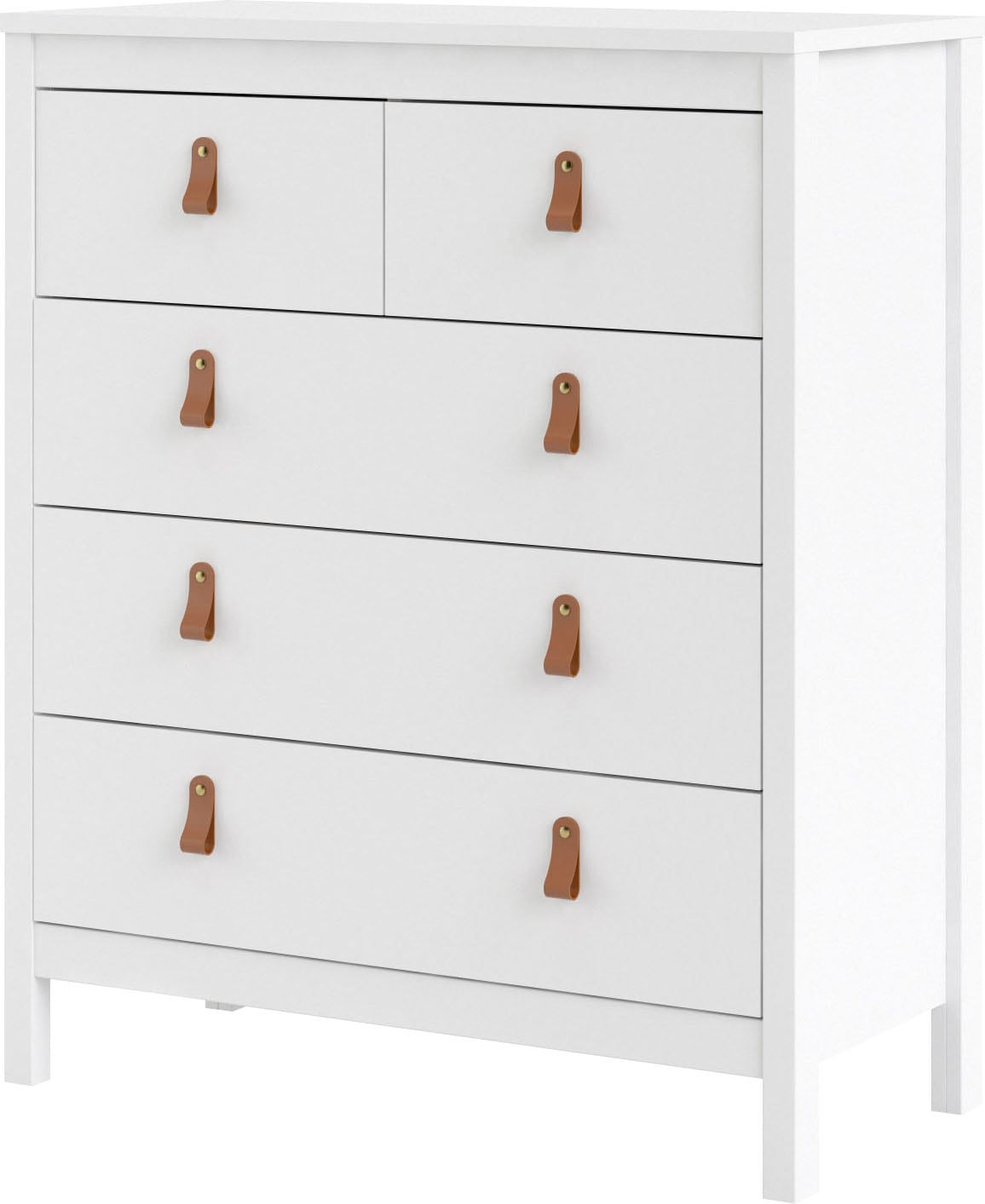 Home affaire Kommode »Madrid, Aufbewahrung, Schubladenschrank, Stauraum«, mit 5 Schubladen, Breite 82 cm, Höhe 99 cm