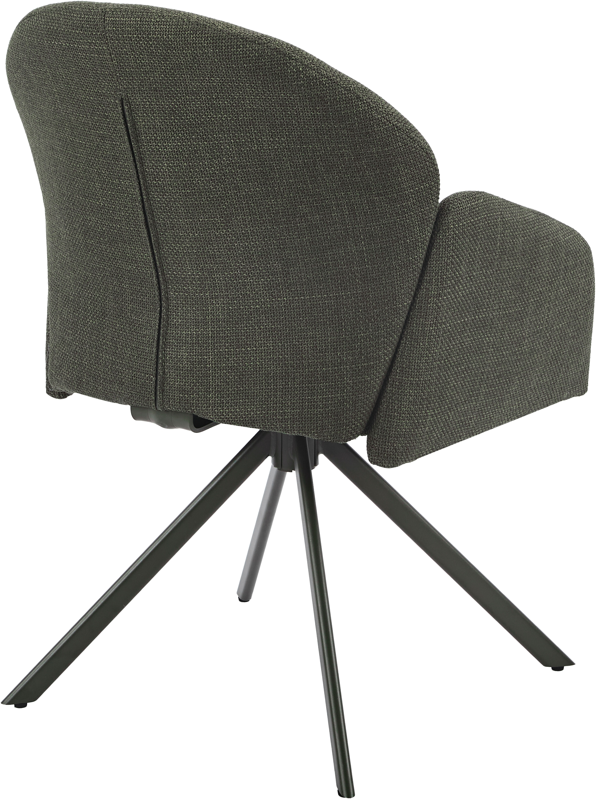 HELA Armlehnstuhl »HOLLY« (Set) 1 Stk.360° drehbar, Armlehnen, Gestell angepasst, Swing Back Komfortrücken