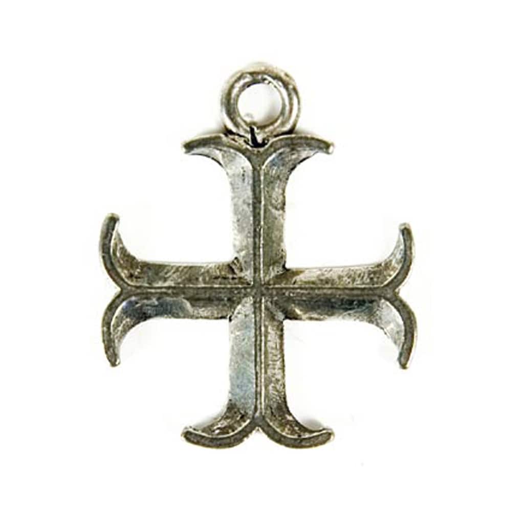 Adelia´s Amulett »Anhänger Tempelritter«, Eingekerbtes Tatzenkreuz
