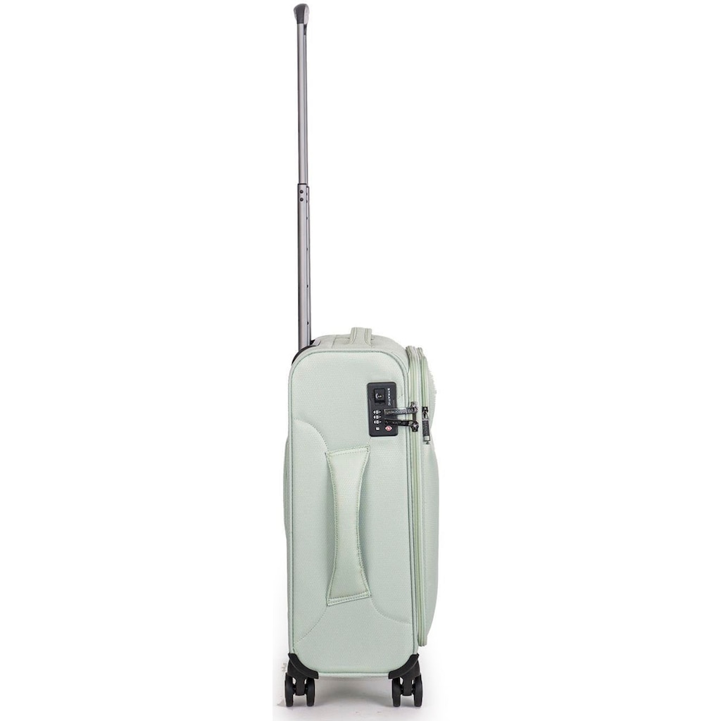 Stratic Weichgepäck-Trolley »Stratic Light + S, mint«, 4 Rollen