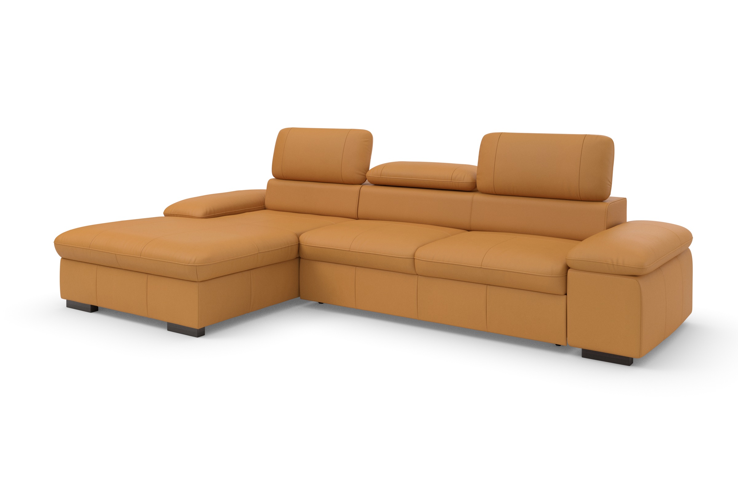 Home affaire Ecksofa »Alberto L-Form«, mit Kopfteilverstellung, wahlweise mit Bettfunktion