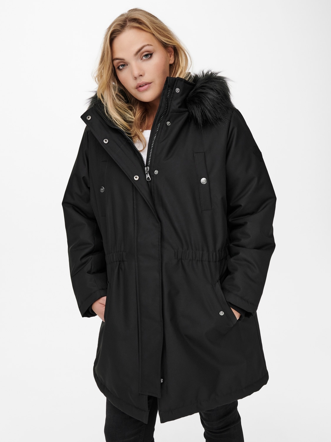 ONLY CARMAKOMA Parka "CARIRENA PARKA COAT OTW" mitKapuze Kunstfaser, regula günstig online kaufen