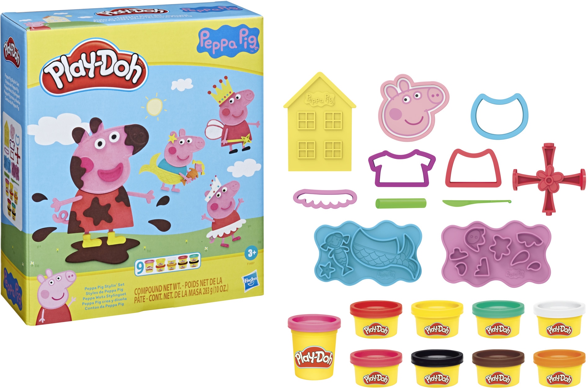 Hasbro Knete »Play-Doh, Peppa Wutz Stylingset«