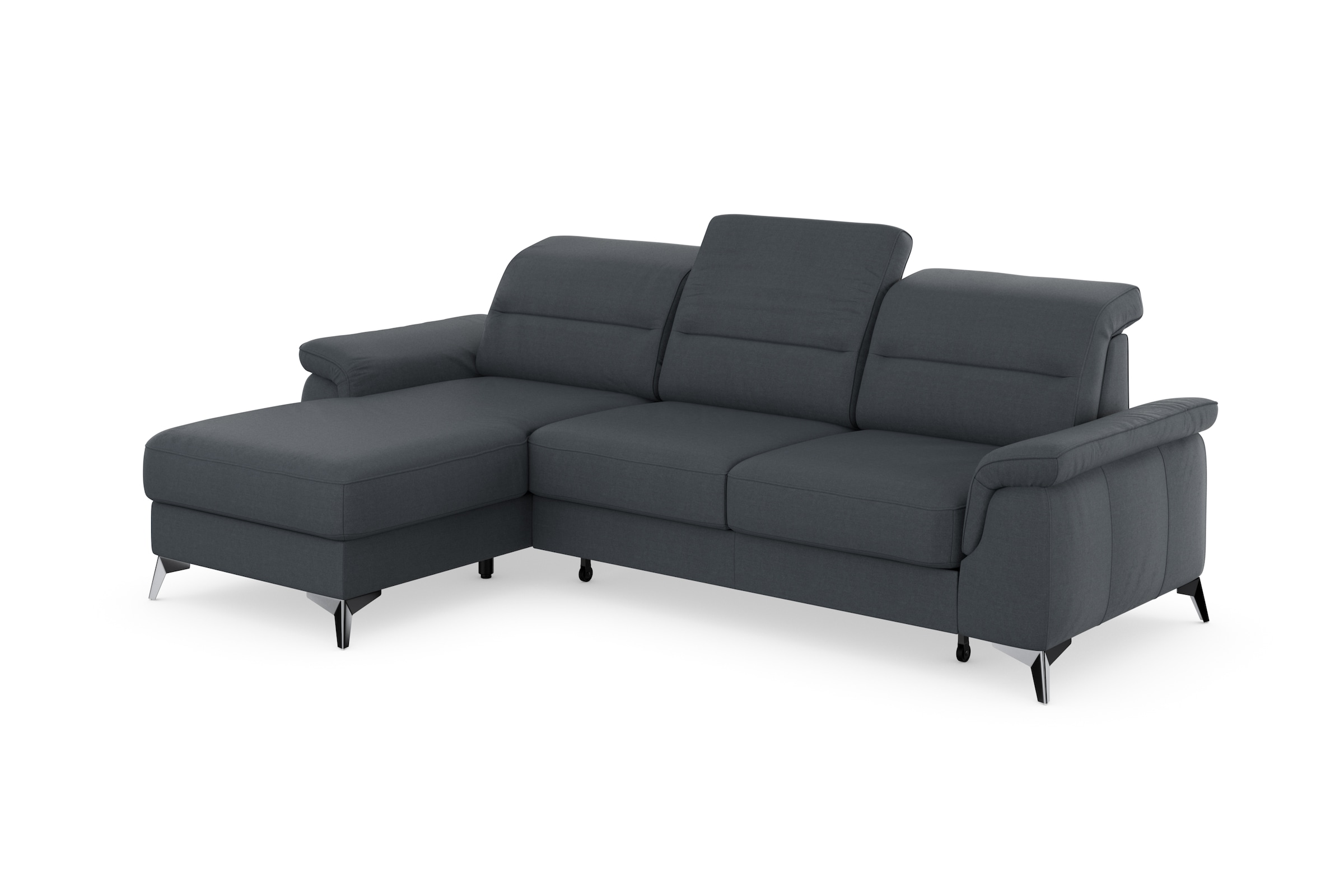 sit&more Ecksofa "Sinatra L-Form", mit Recamiere, optinal mit Kopfteilverst günstig online kaufen