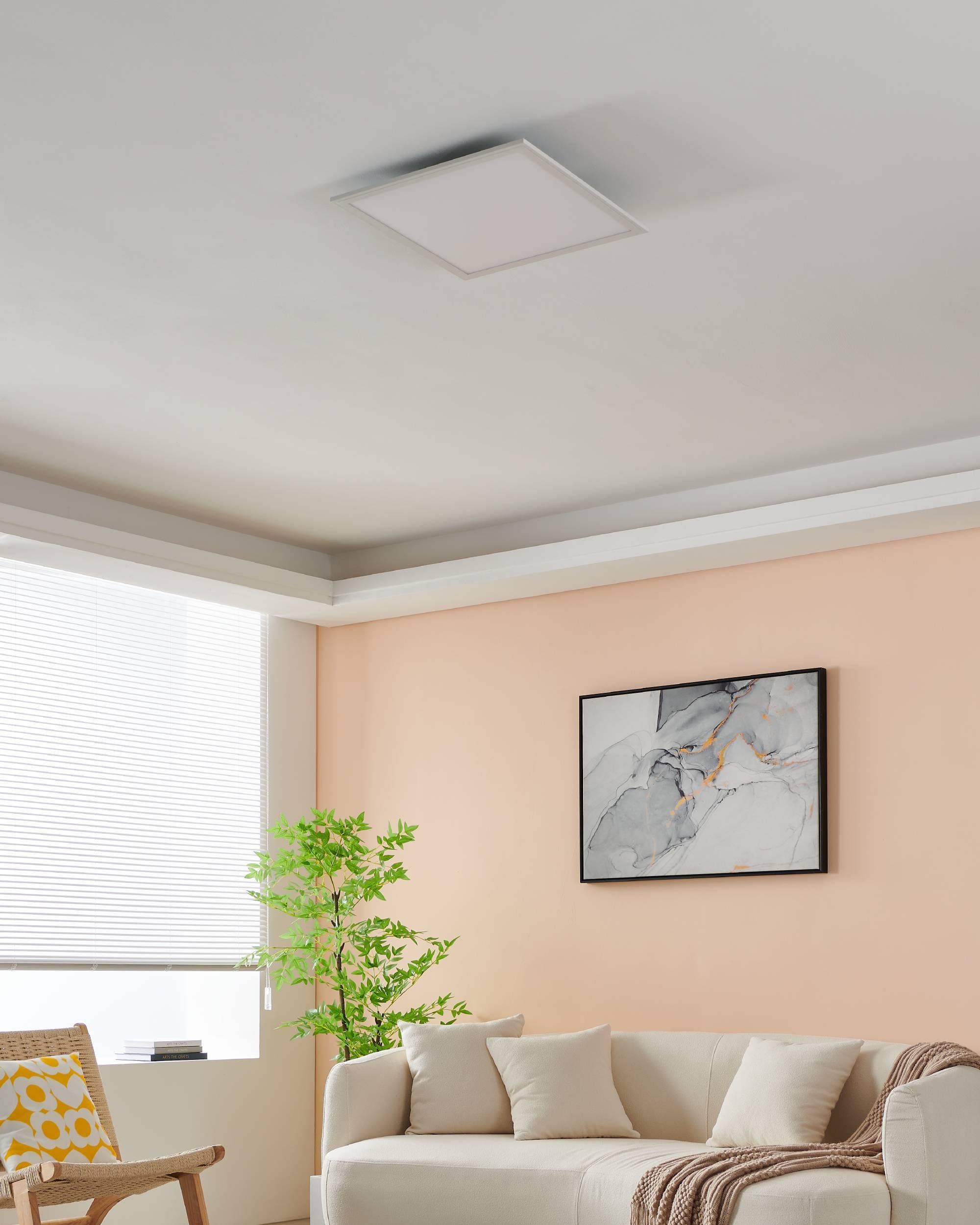 EGLO LED-Deckenleuchte »SALOBRENA-Z«,  in weiß aus Alu / inkl. LED fest integriert - 21,5 Watt 