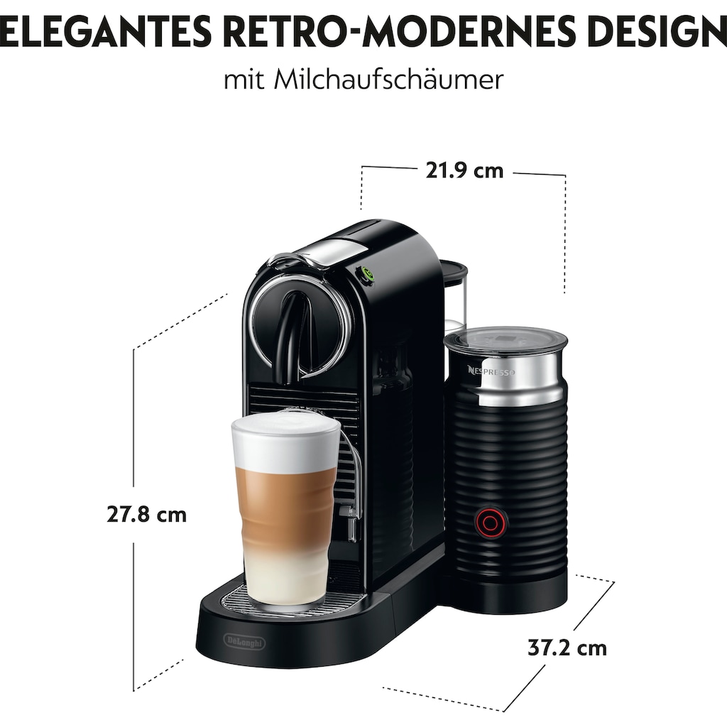 Nespresso Kapselmaschine »CITIZ EN 267.BAE von DeLonghi, Schwarz«