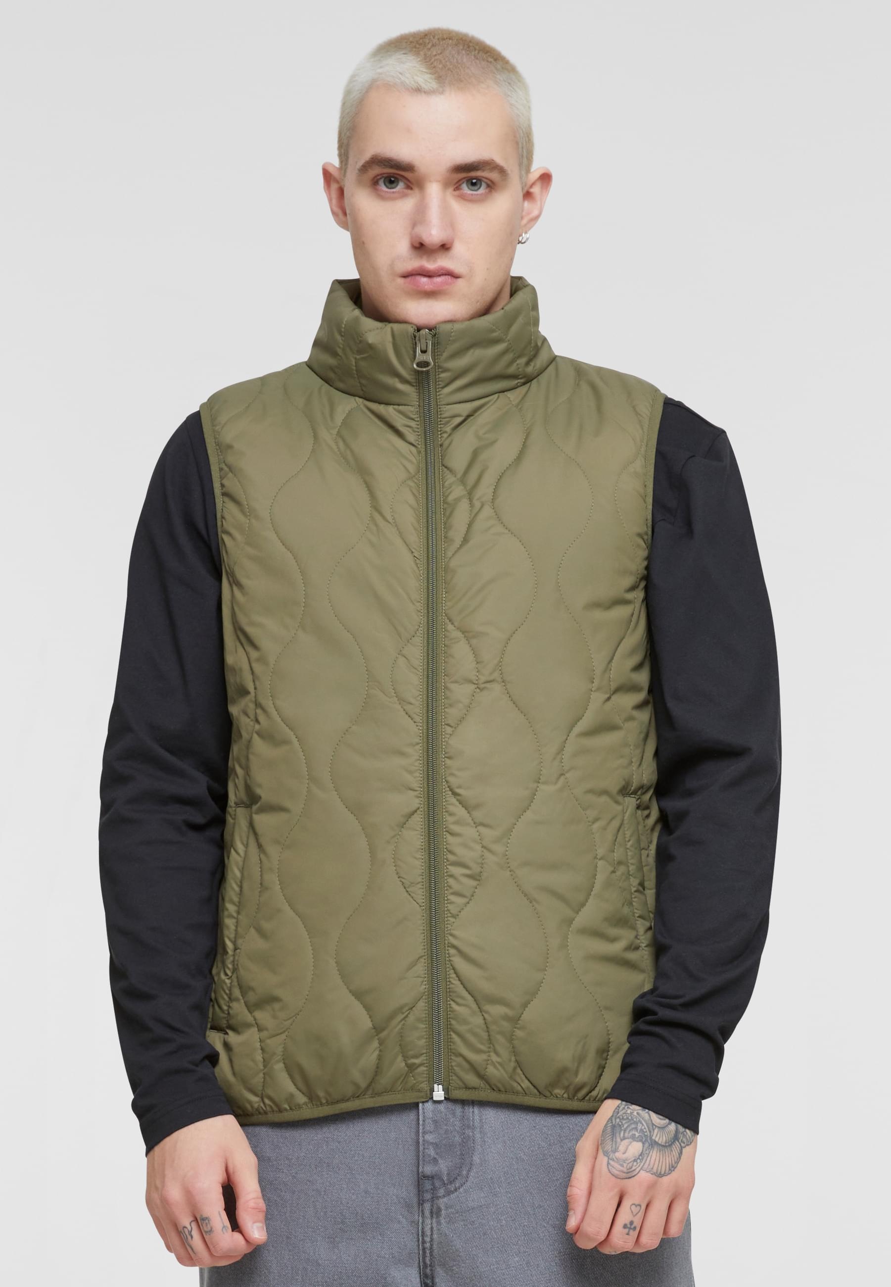 URBAN CLASSICS Steppweste »Urban Classics Mens Super Light Bubble Vest«, (1 tlg.)
