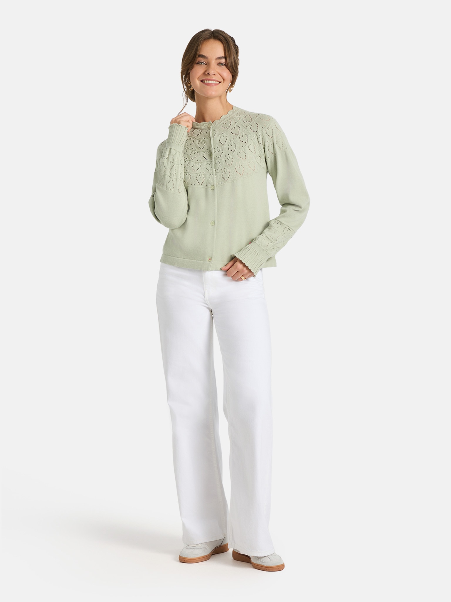 Lieblingsstück Strickjacke »ZazaL« aus 100% Baumwolle
