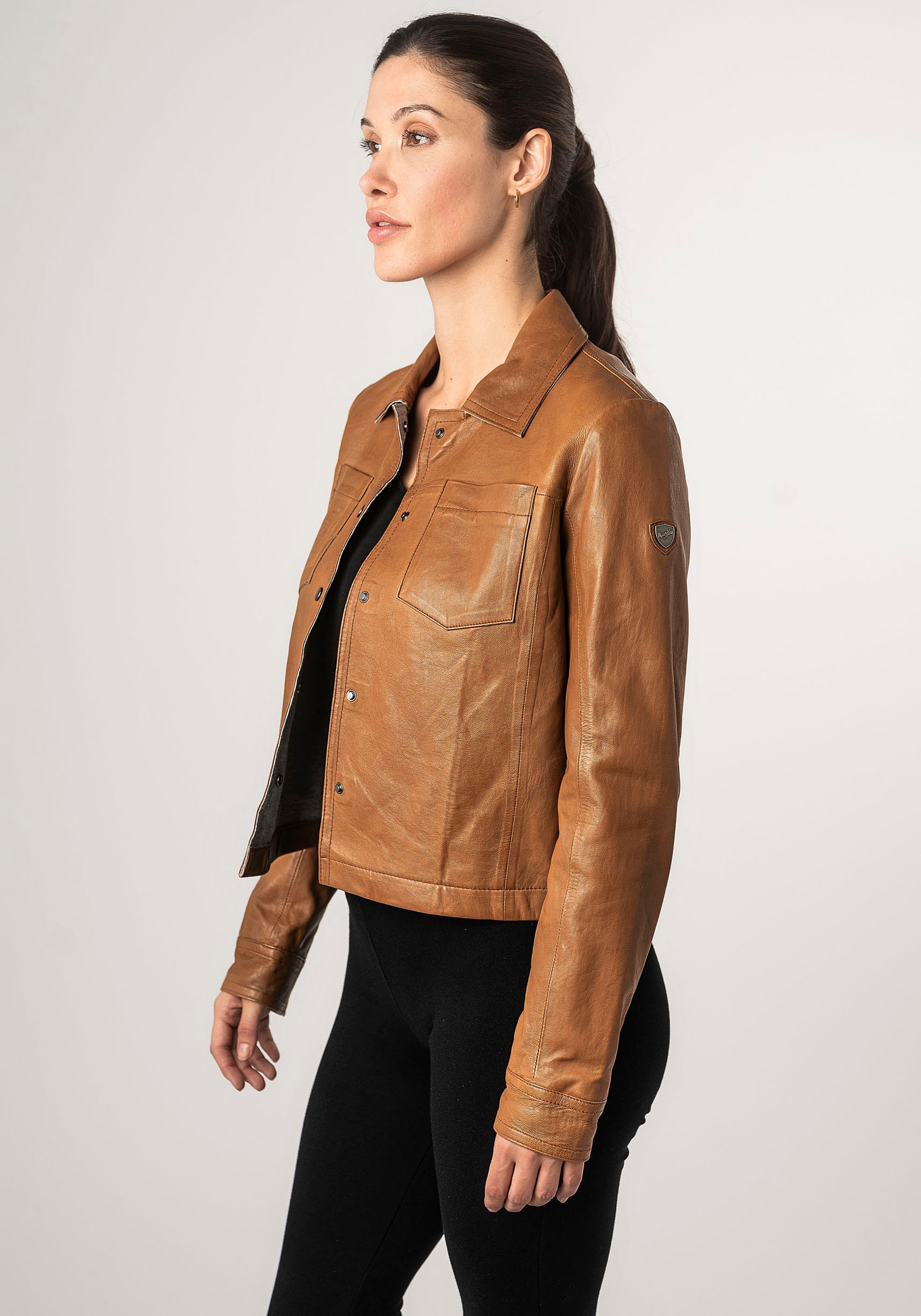 Mauritius Lederjacke »MWLefei«, mit Brusttaschen