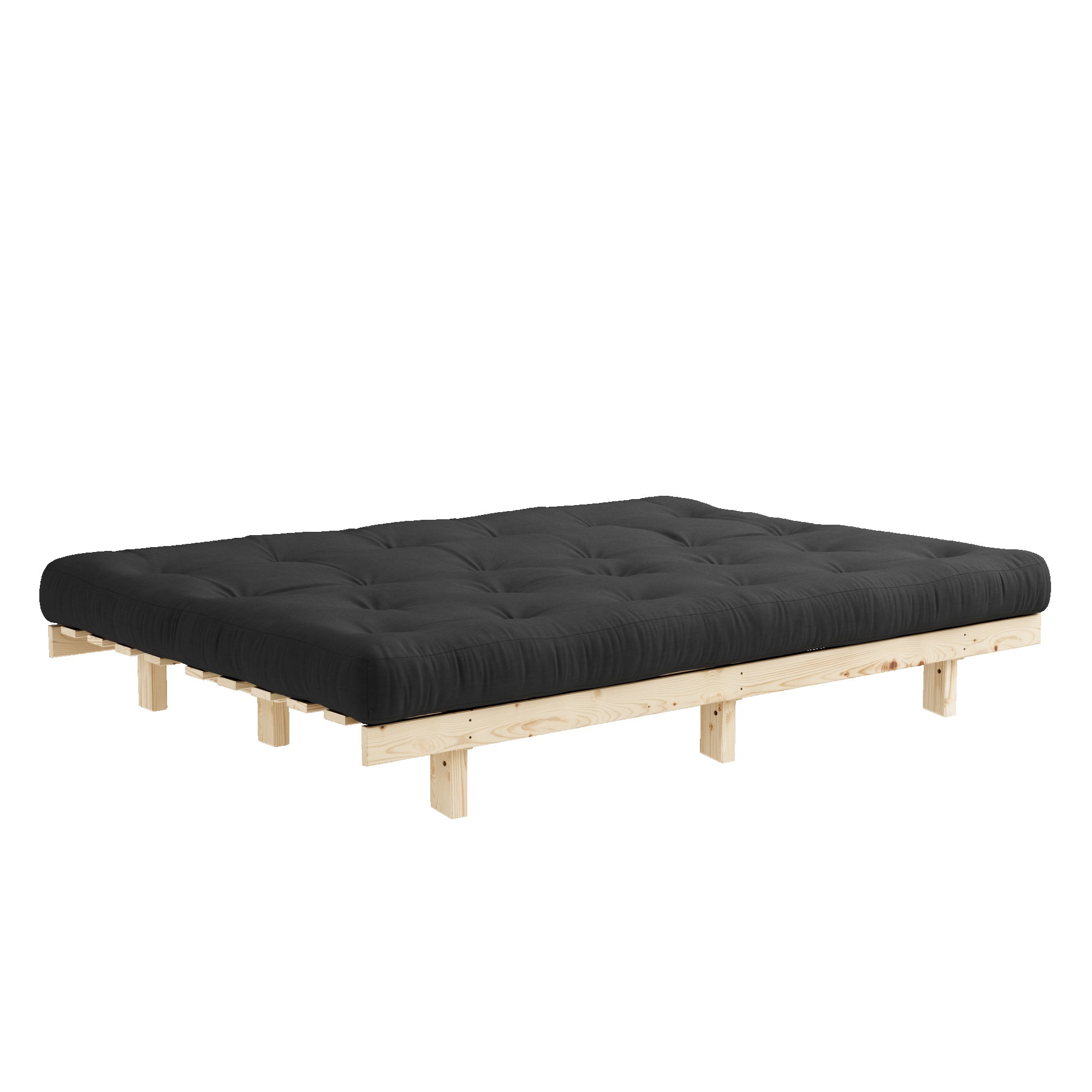 Karup Design Schlafsofa »Lean 200 Schlafsofa, Gästebett, Sofa mit Futonmatratze«, (2 St.), Inkl. Futonmatratze, Liegefläche 130x200 cm, FSC® zertifizierte Kiefer