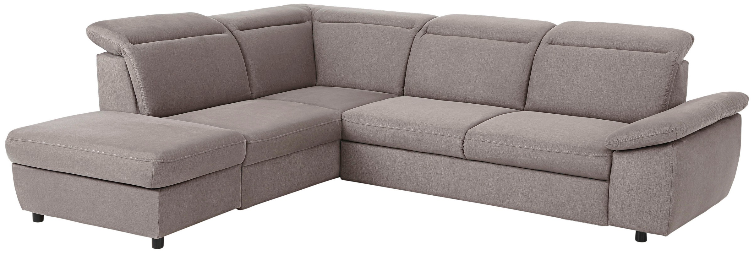 Home affaire Ecksofa »Mauritius L-Form«, mit Ottomane, mit Kopfteil- und Armlehnverstellung