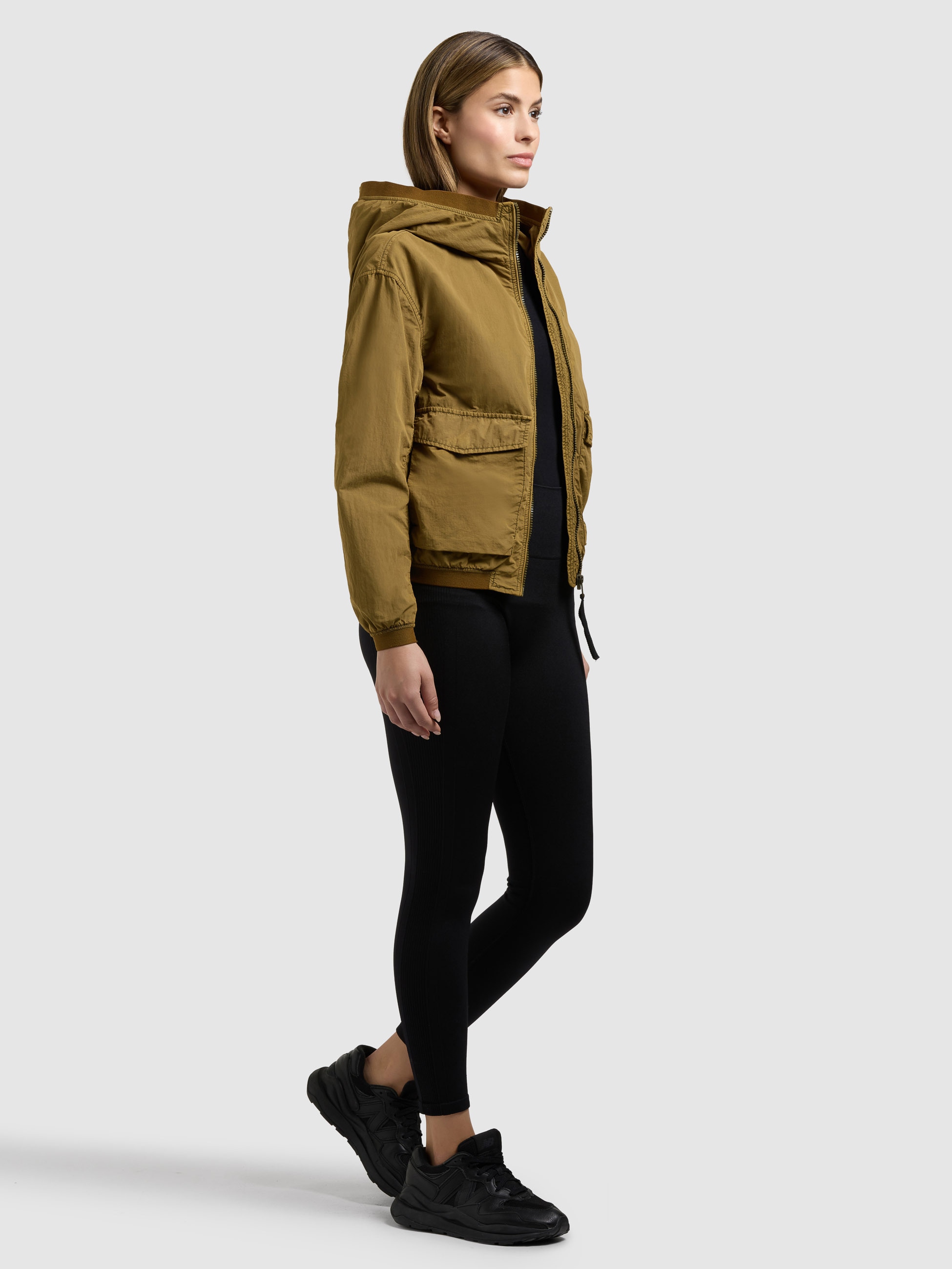 khujo Blouson »VONA« mit Kapuze