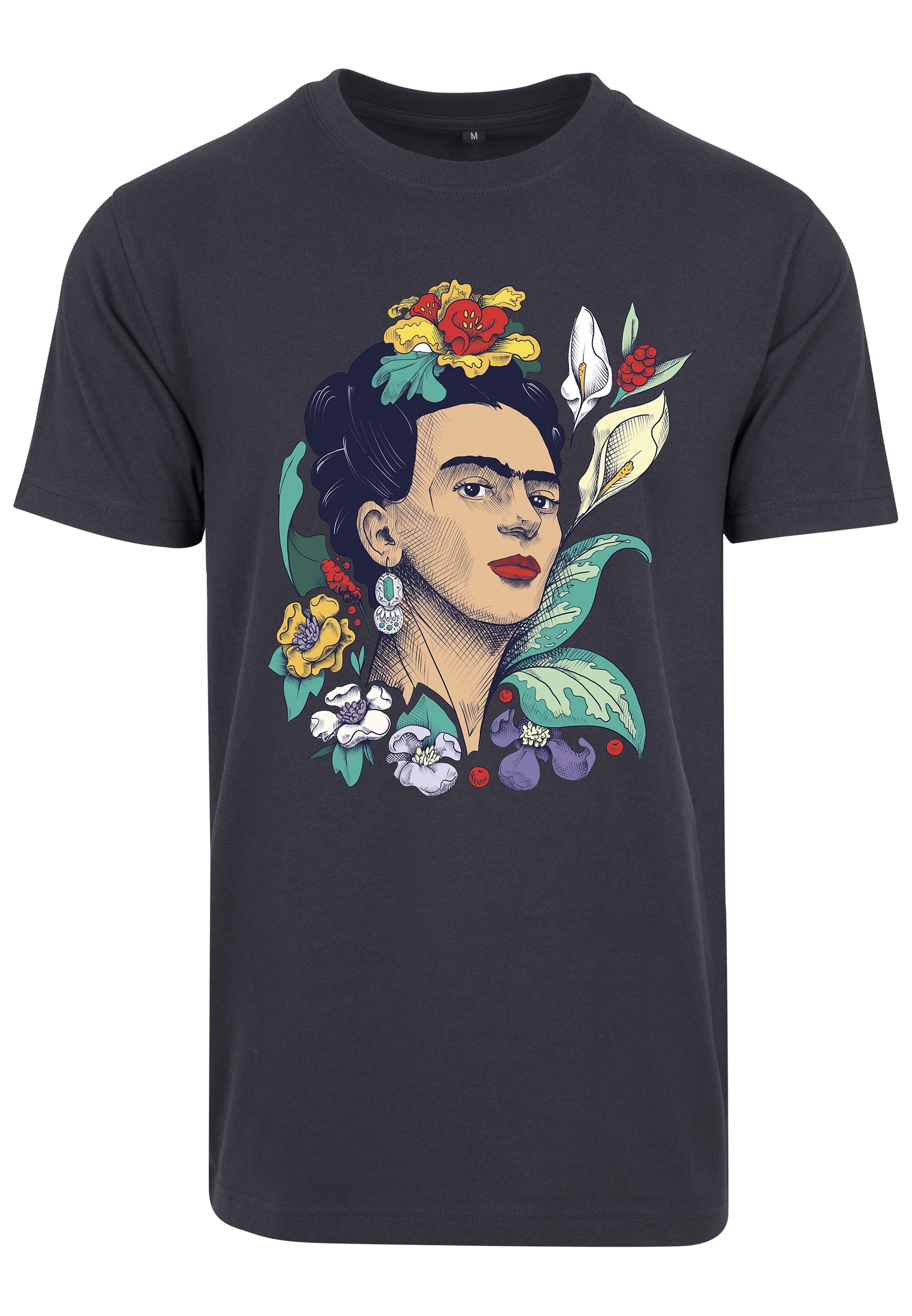 Merchcode Kurzarmshirt »Damen Ladies Frida | tlg.) (1 Tee«, Flower kaufen Kahlo BAUR