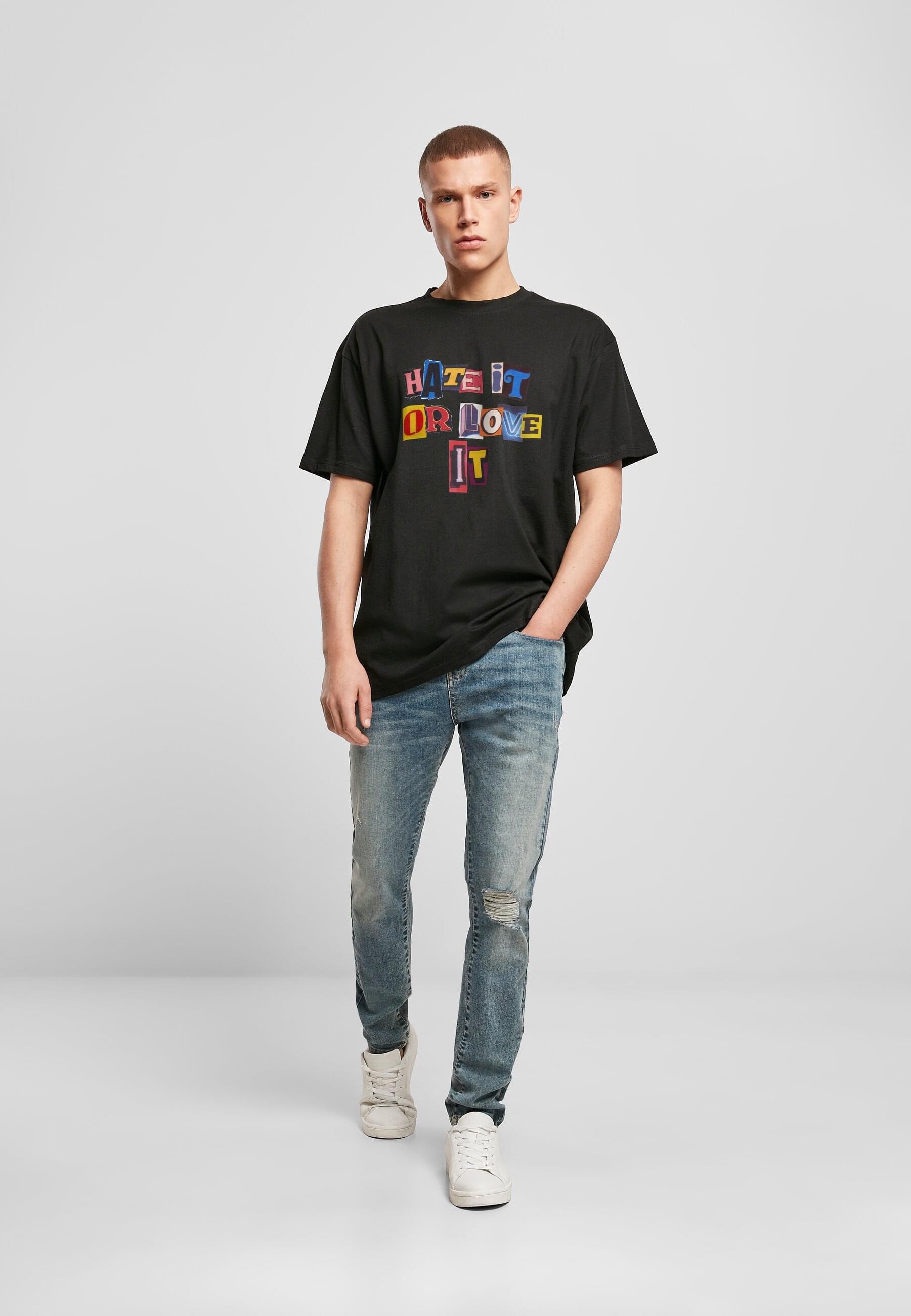 Upscale by Mister Tee T-Shirt »Upscale by Mister Tee Unisex Hate it or Love it Oversize Tee«, (1 tlg.)
