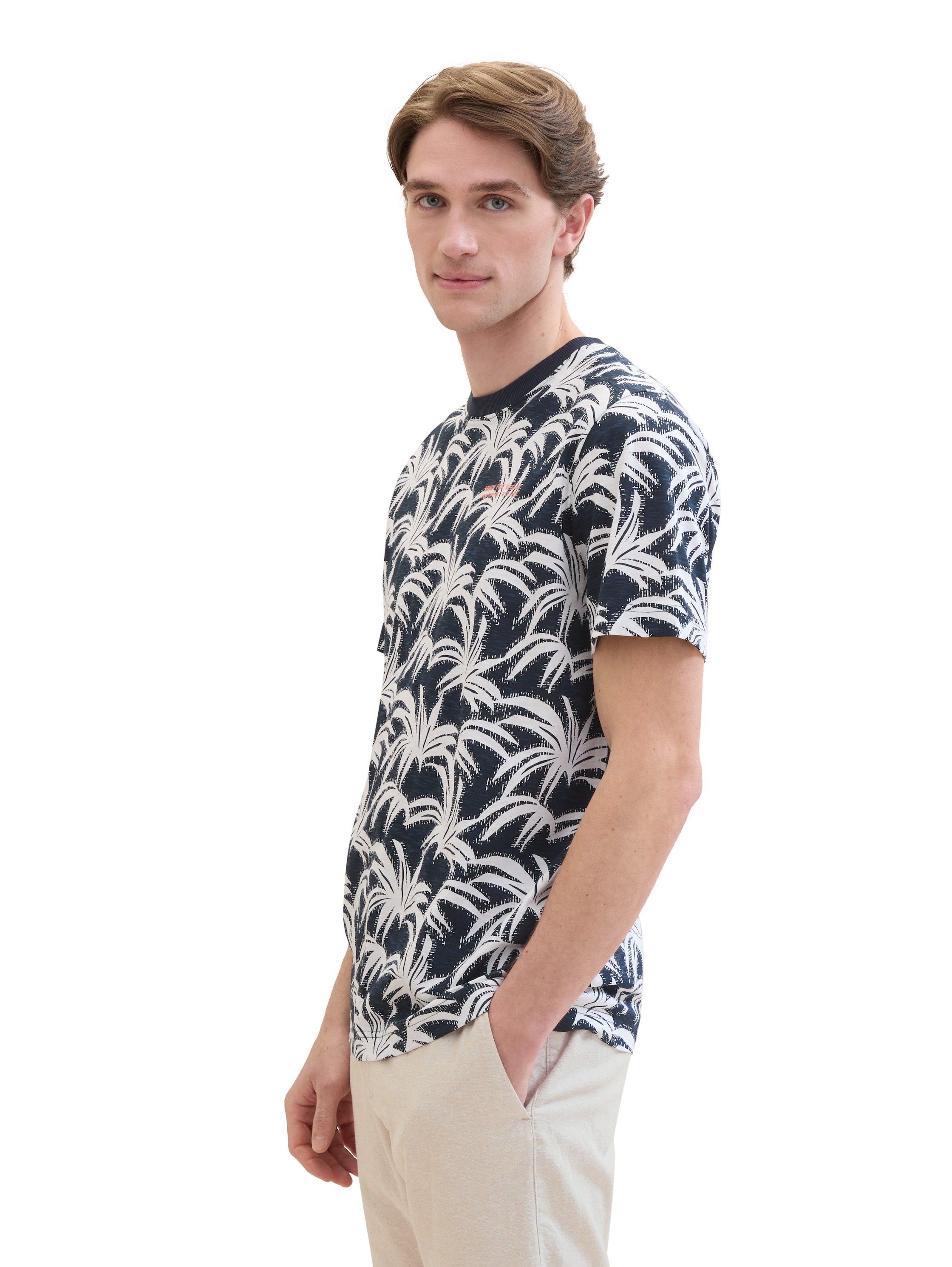 TOM TAILOR Print-Shirt, mit All-Over Print günstig online kaufen