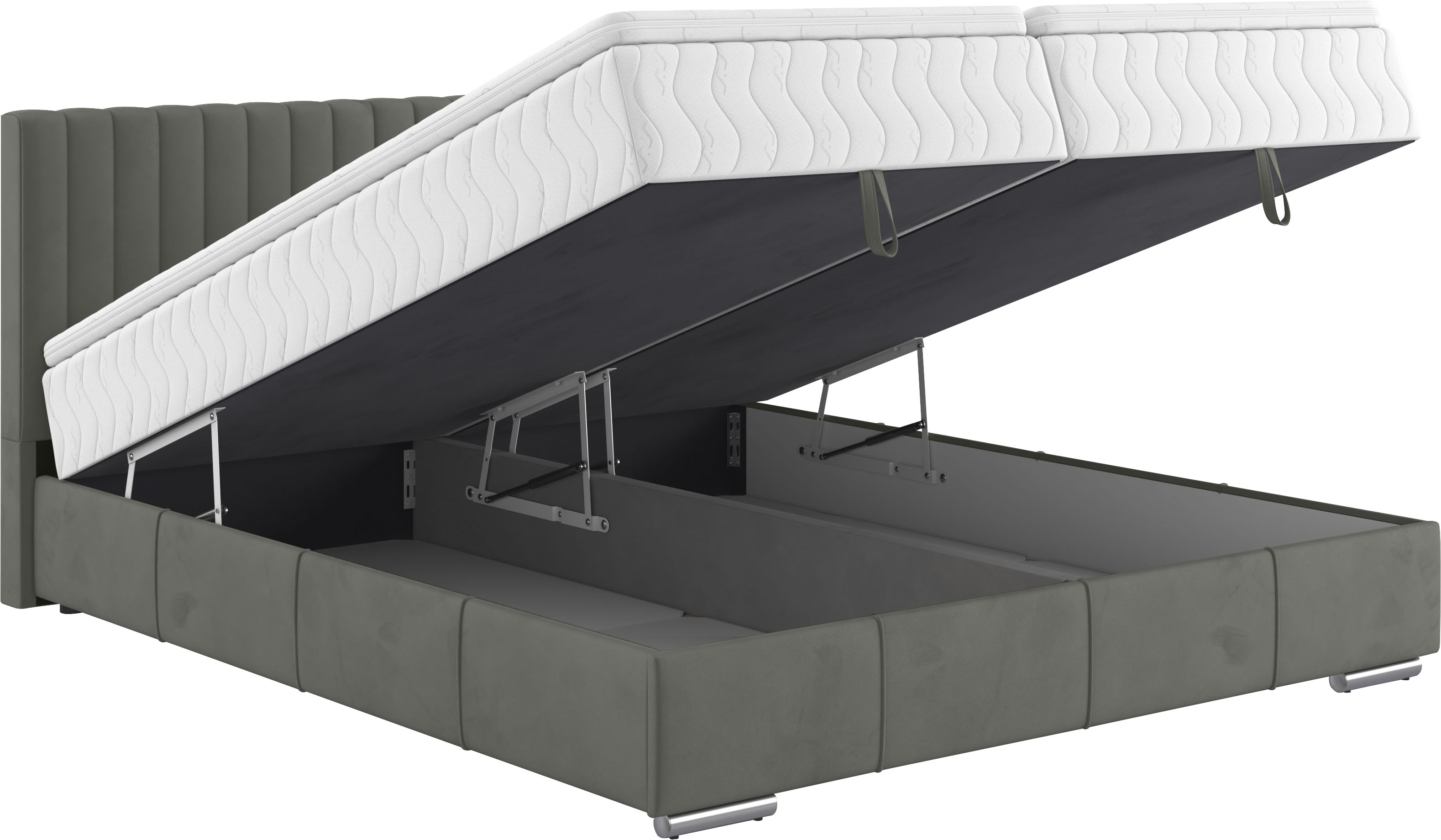 Thumbnail - INOSIGN Boxbett "Thor mit Bettkasten, inkl. Matratze, Topseller" Topper und Zierkissen, in verschiedenen Härtegraden ver...