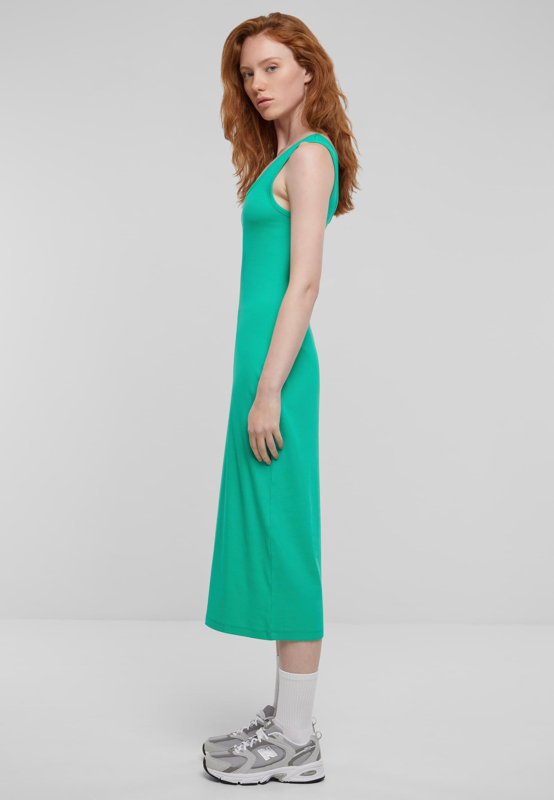 URBAN CLASSICS Shirtkleid »Urban Classics Damen Ladies Rib Top Dress«, (1 tlg.)