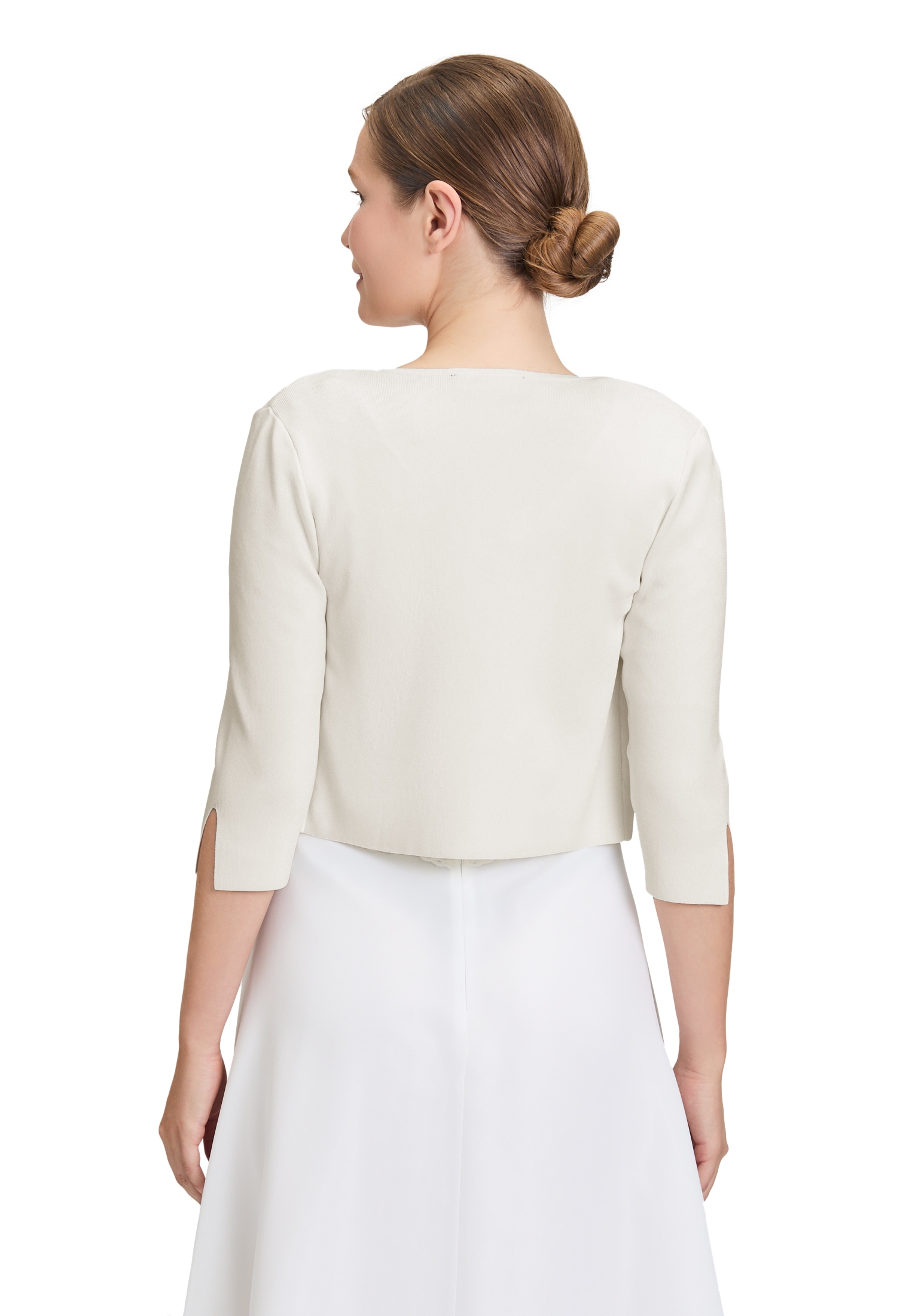 Vera Mont Strickjacke »Vera Mont Strickbolero langarm«, Ärmelschlitz