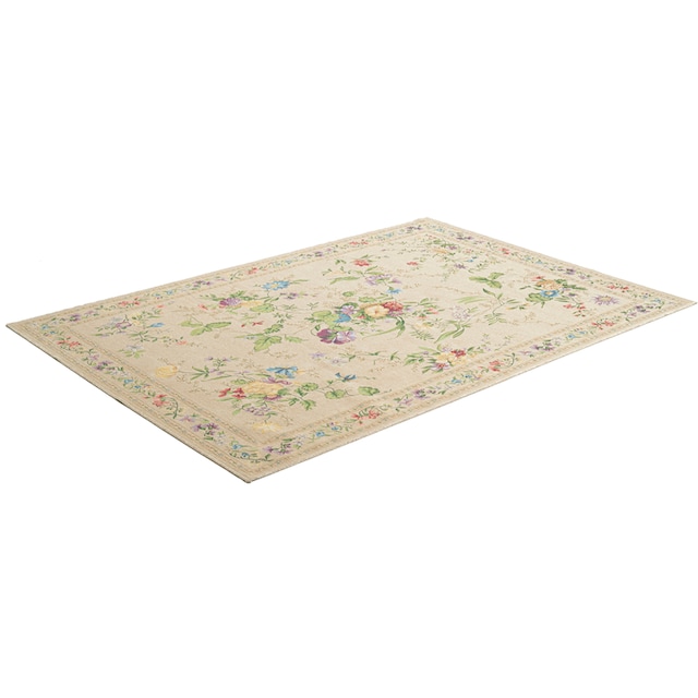 bestellen Flachgewebe, Teppich BAUR rechteckig, THEKO »Flomi Design Sagrini«, | Pastell-Farben, Blumen