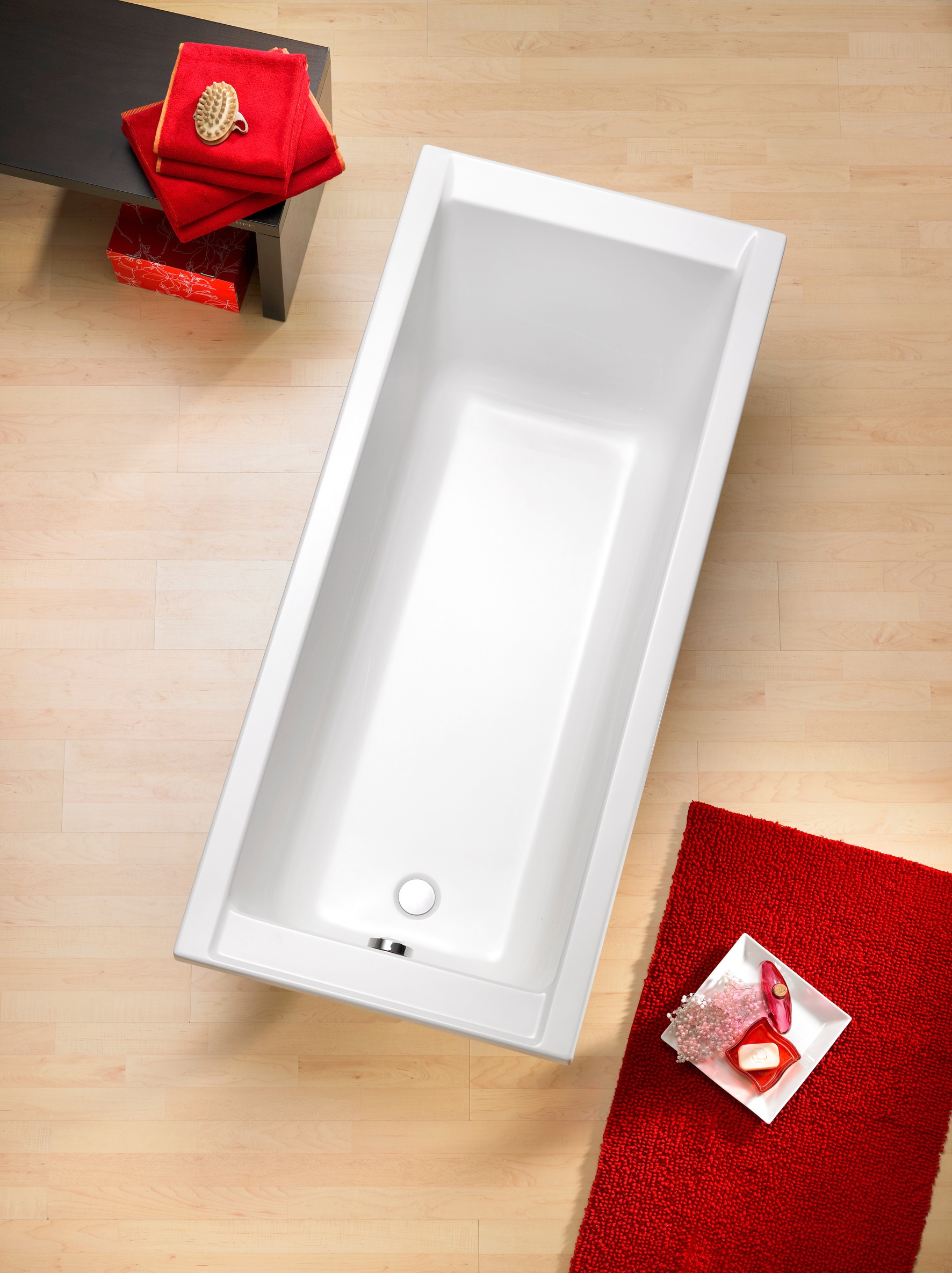 Badewanne OTTOFOND, B:70cm H:41,5cm L:170cm T:70cm, weiß, Sanitäracryl, Badewannen, "Costa"