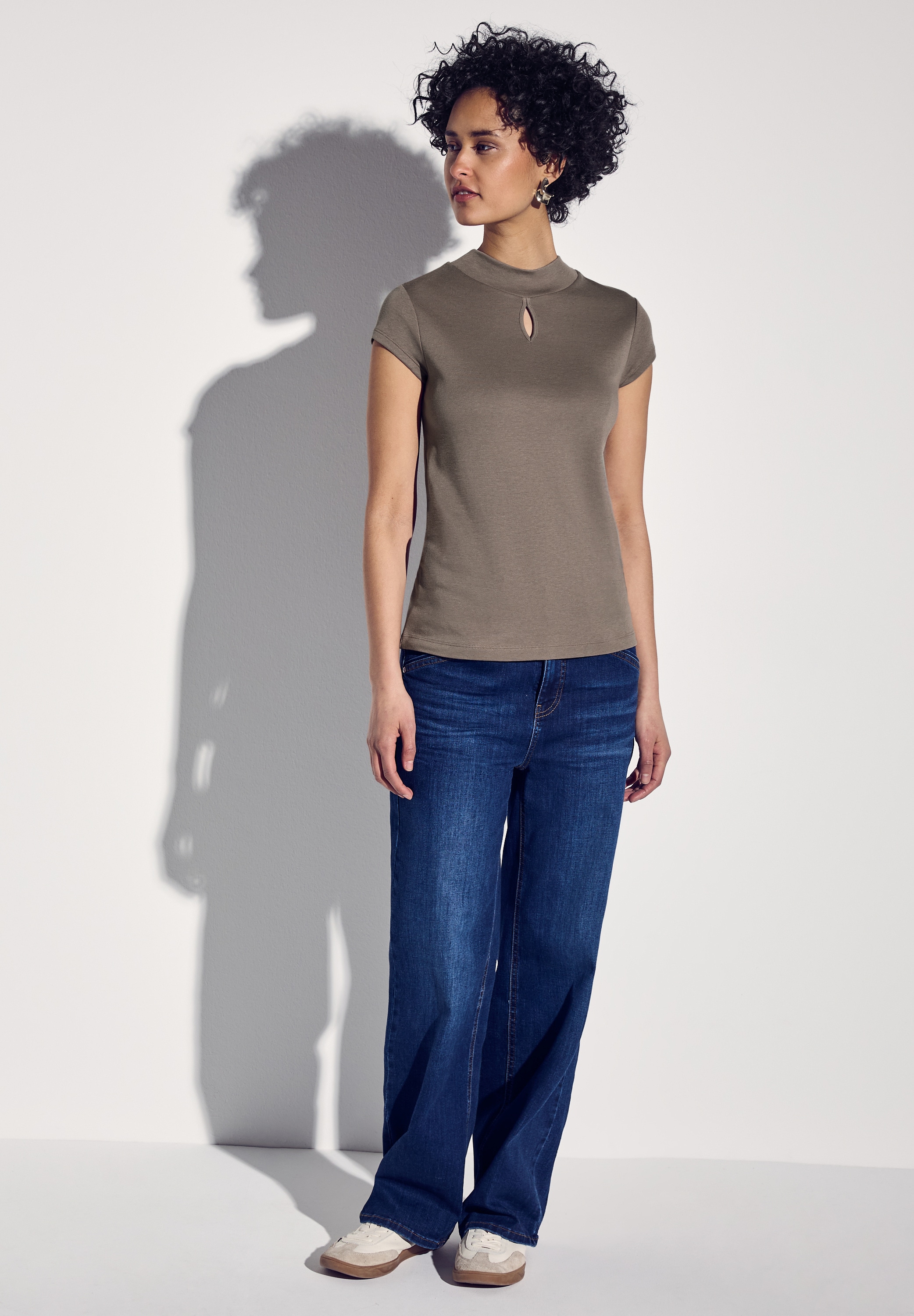STREET ONE T-Shirt, mit Turtleneck