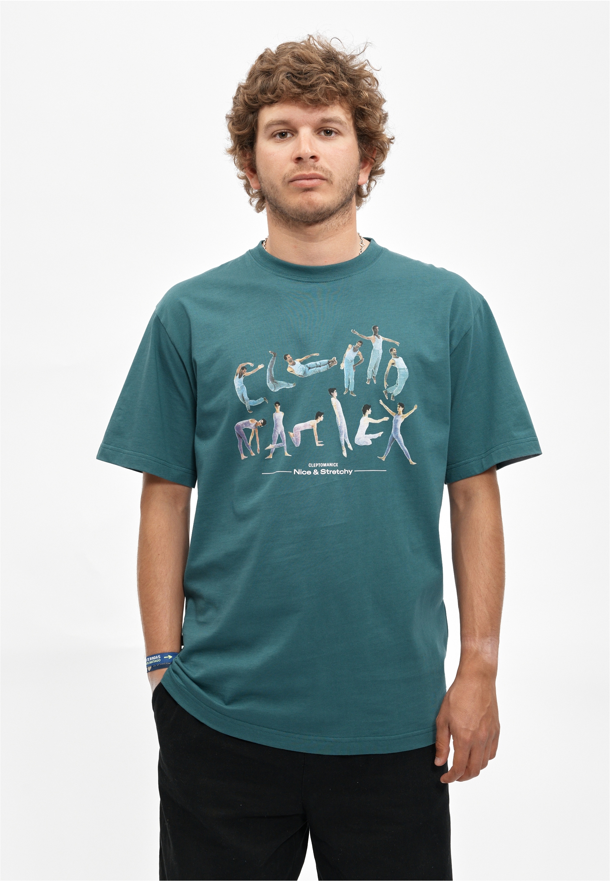 Cleptomanicx T-Shirt "Stretchy" mit großem Frontprint