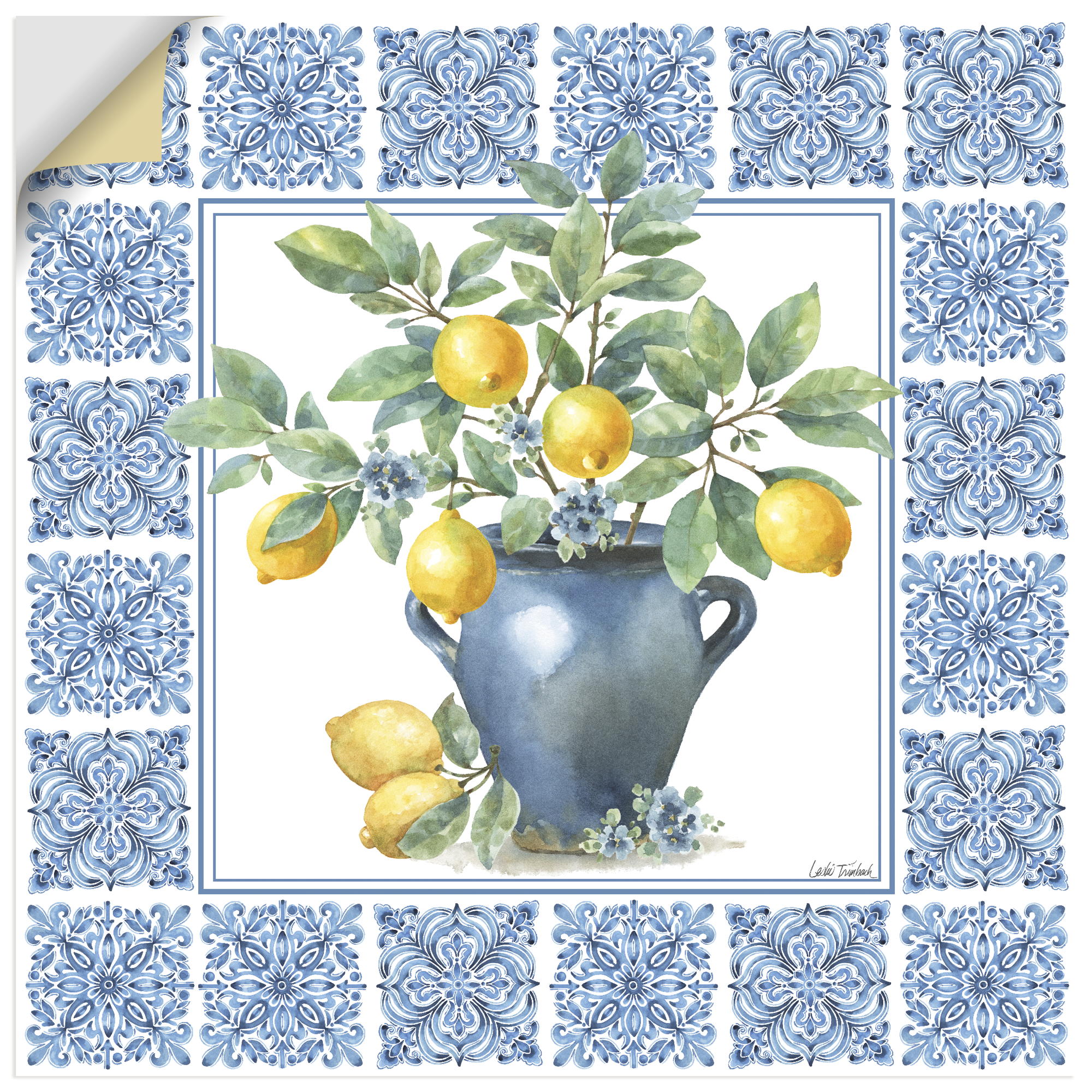 Artland Wandbild "Le Citron VI" Arrangements 1 Stk. tlg. als Alubild, Leinwandbild, Poster, Wandaufkleber in verschied. Größen