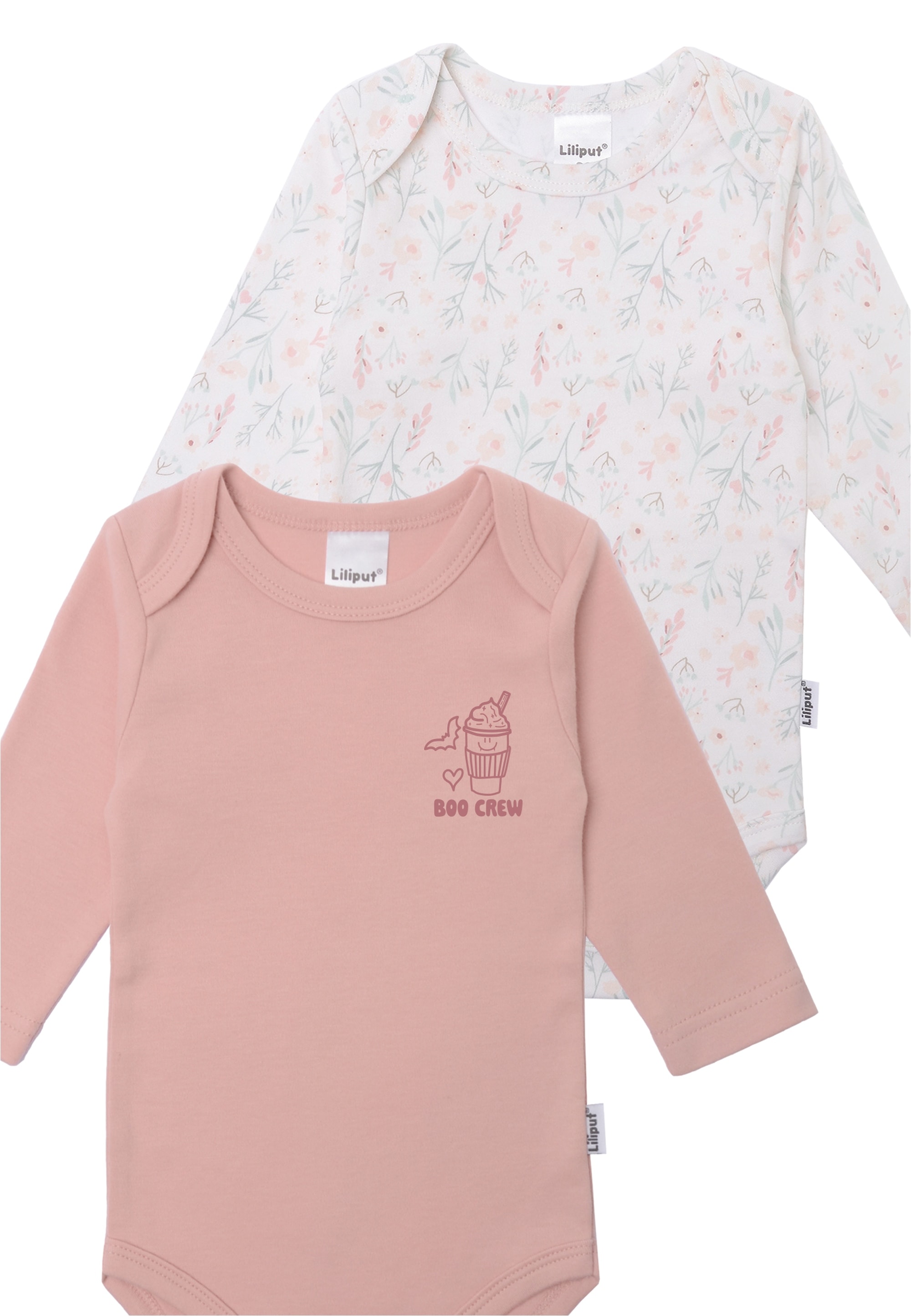 Liliput Body »Rosa Boo Crew« 2 Stk. tlg., mit dehnbarem Amineck-Halsausschnitt