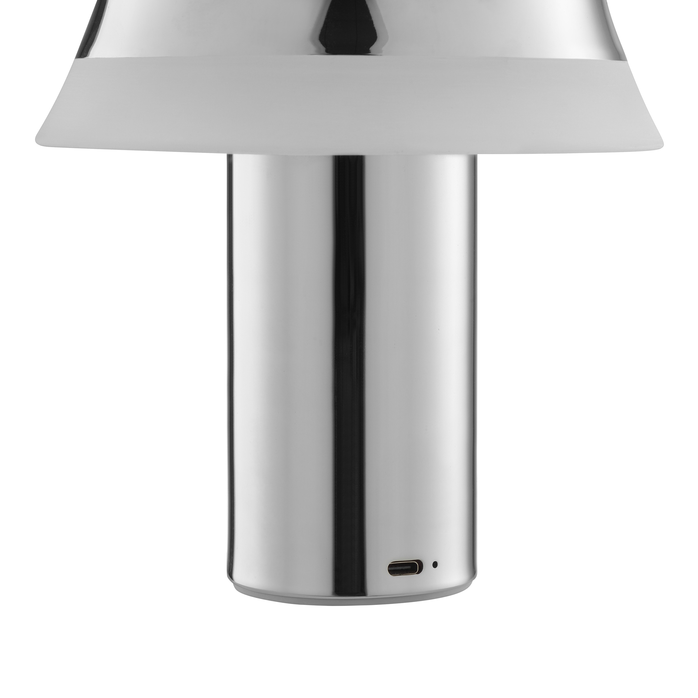 Brilliant LED Tischleuchte »Kinich« LED-Modul 1 Stk. Warmweiß LED Akku-Leuchte, 17 cm, 240 lm, per wireless charging & USB ladbar